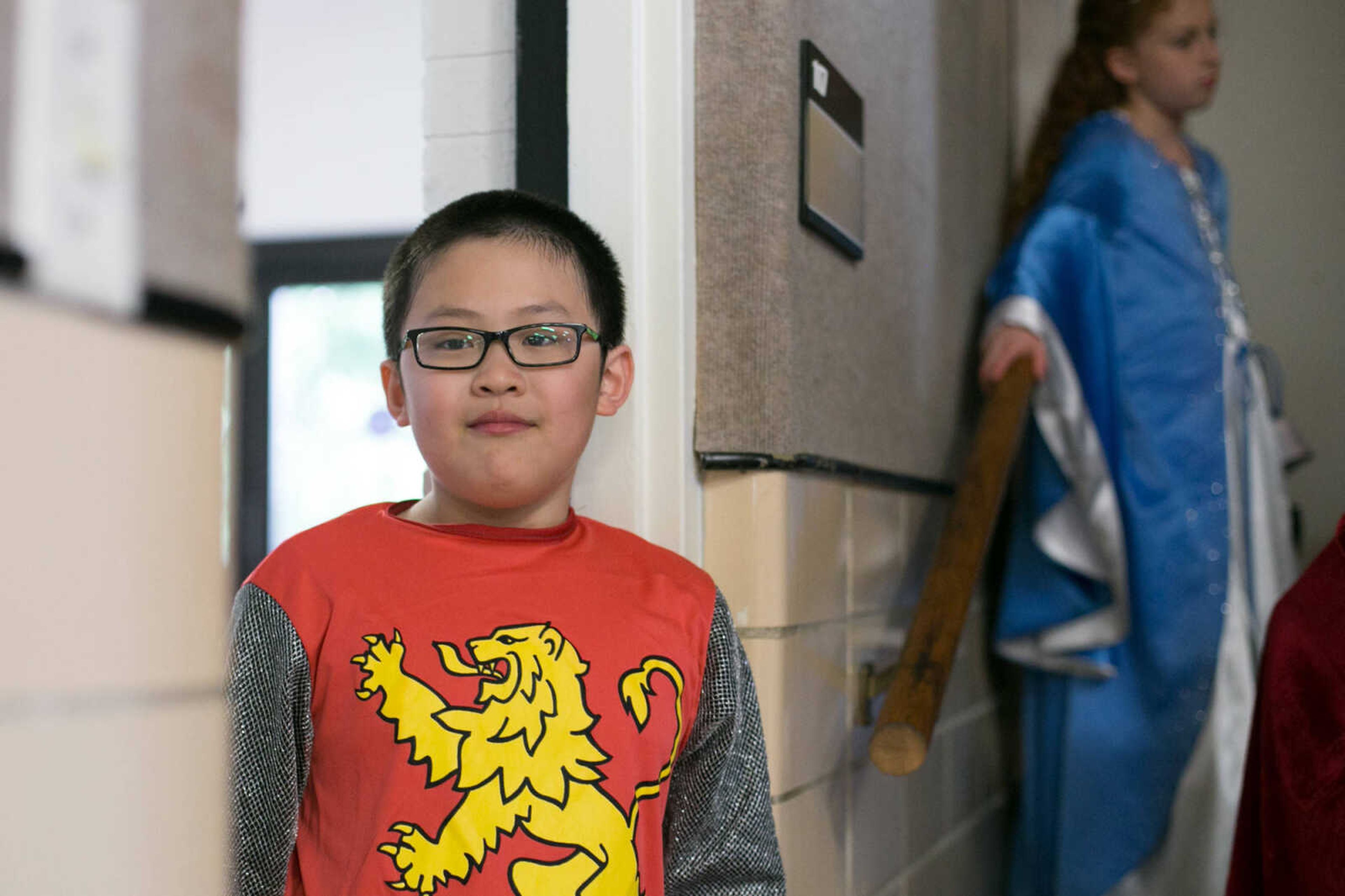 GLENN LANDBERG ~ glandberg@semissourian.com

Royce Liu waits for his part during a dress rehearsal of "The Princess and the Pea" Tuesday, May 10, 2016 at Alma Schrader Elementary School in Cape Girardeau.