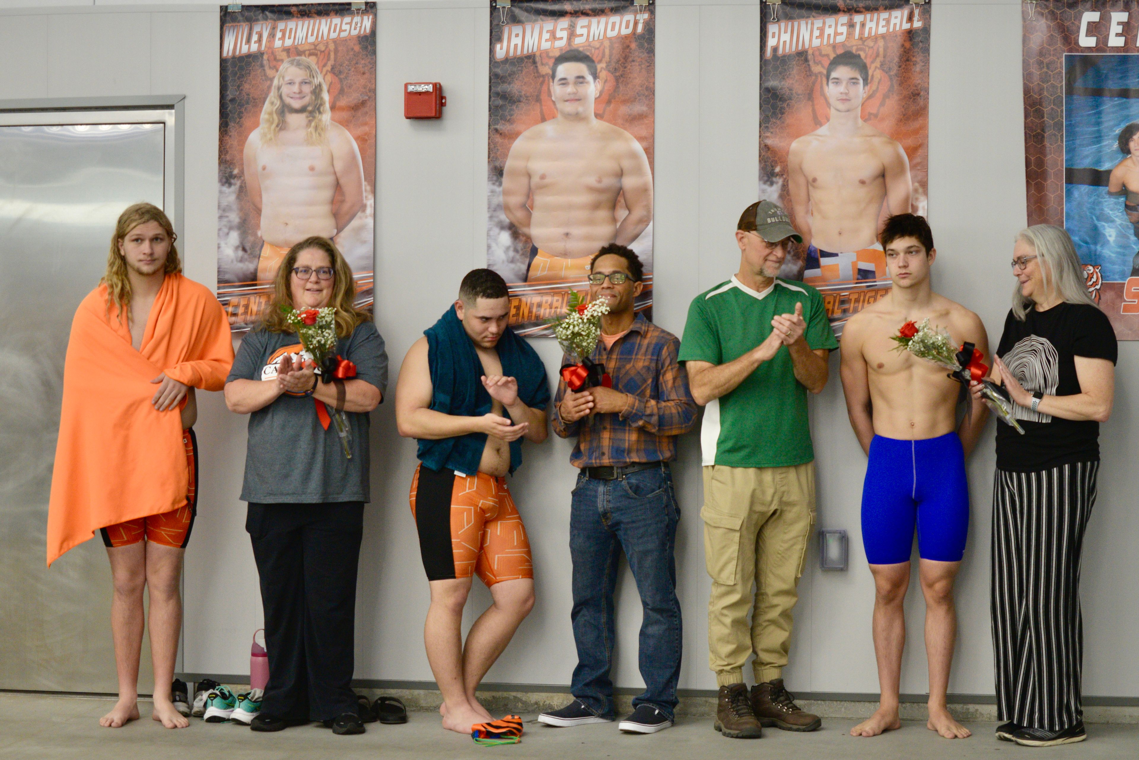 Cape Central senior swimmers were honored during a meet against Notre Dame on Tuesday, Oct. 29, at the Cape Aquatic Center.