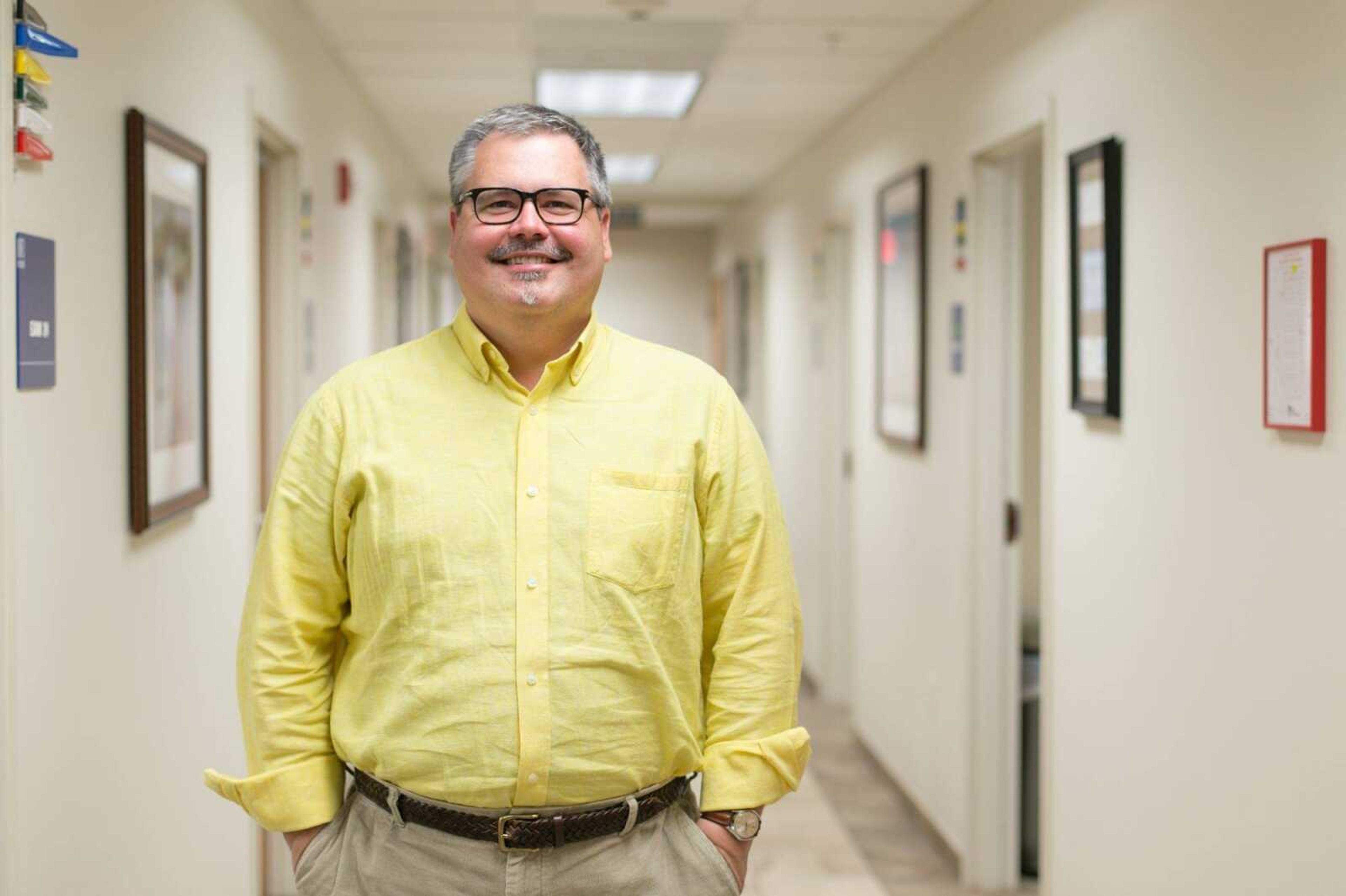 Dr. Philip Tippin poses for a photo at Cape Primary Care. (Glenn Landberg)