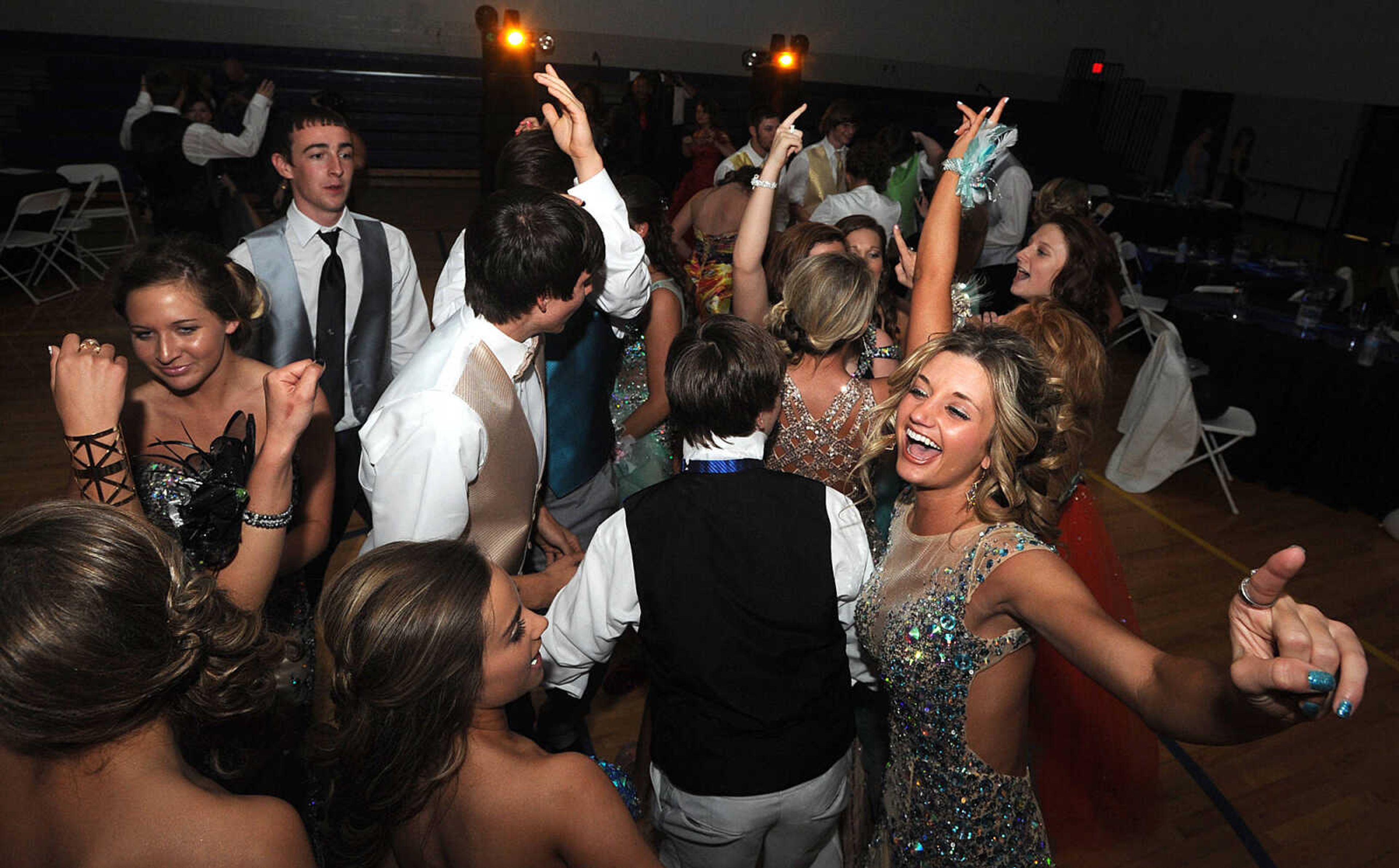 LAURA SIMON ~ lsimon@semissourian.com

Oran High School held its prom Saturday night, April 12, 2014, inside the school's gymnasium.