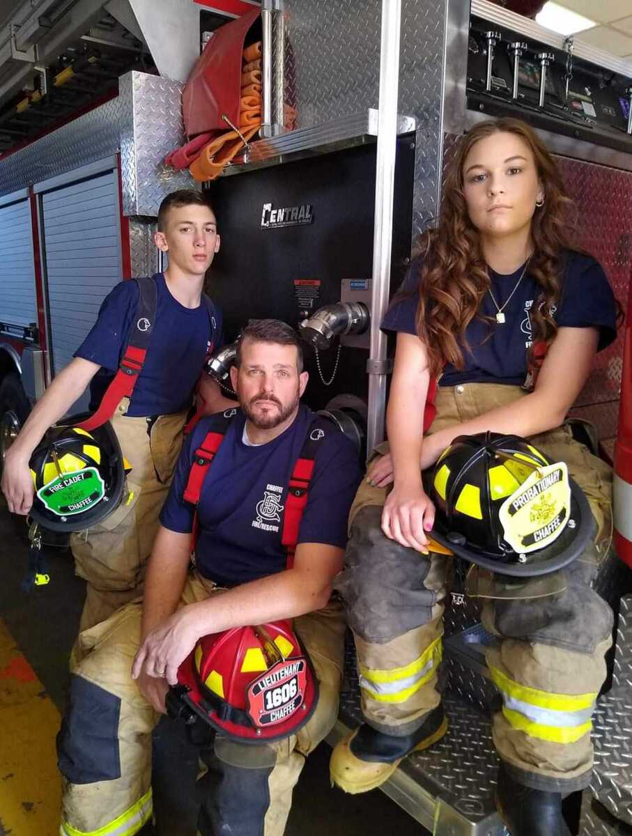 First Responders Month: Fire in the blood for Glueck, children in Chaf...