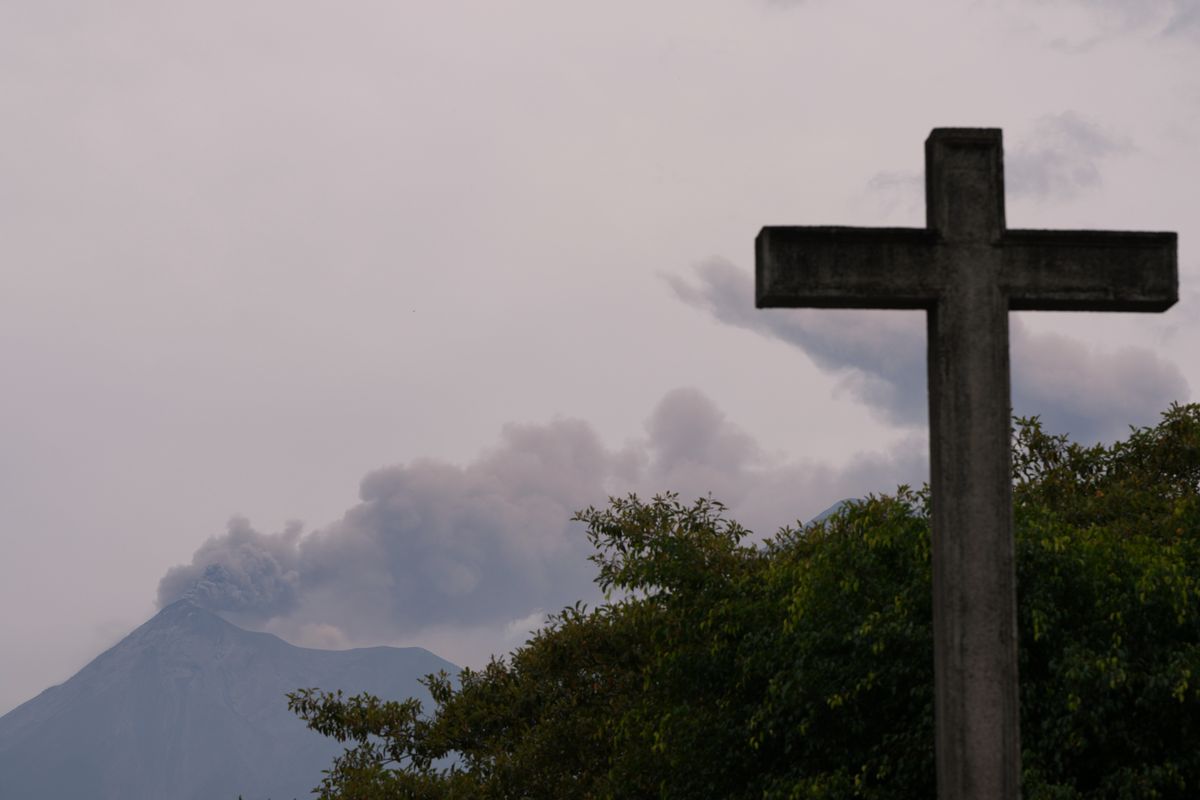 Guatemala evacuates communities after Fuego volcano erupts, in photos
