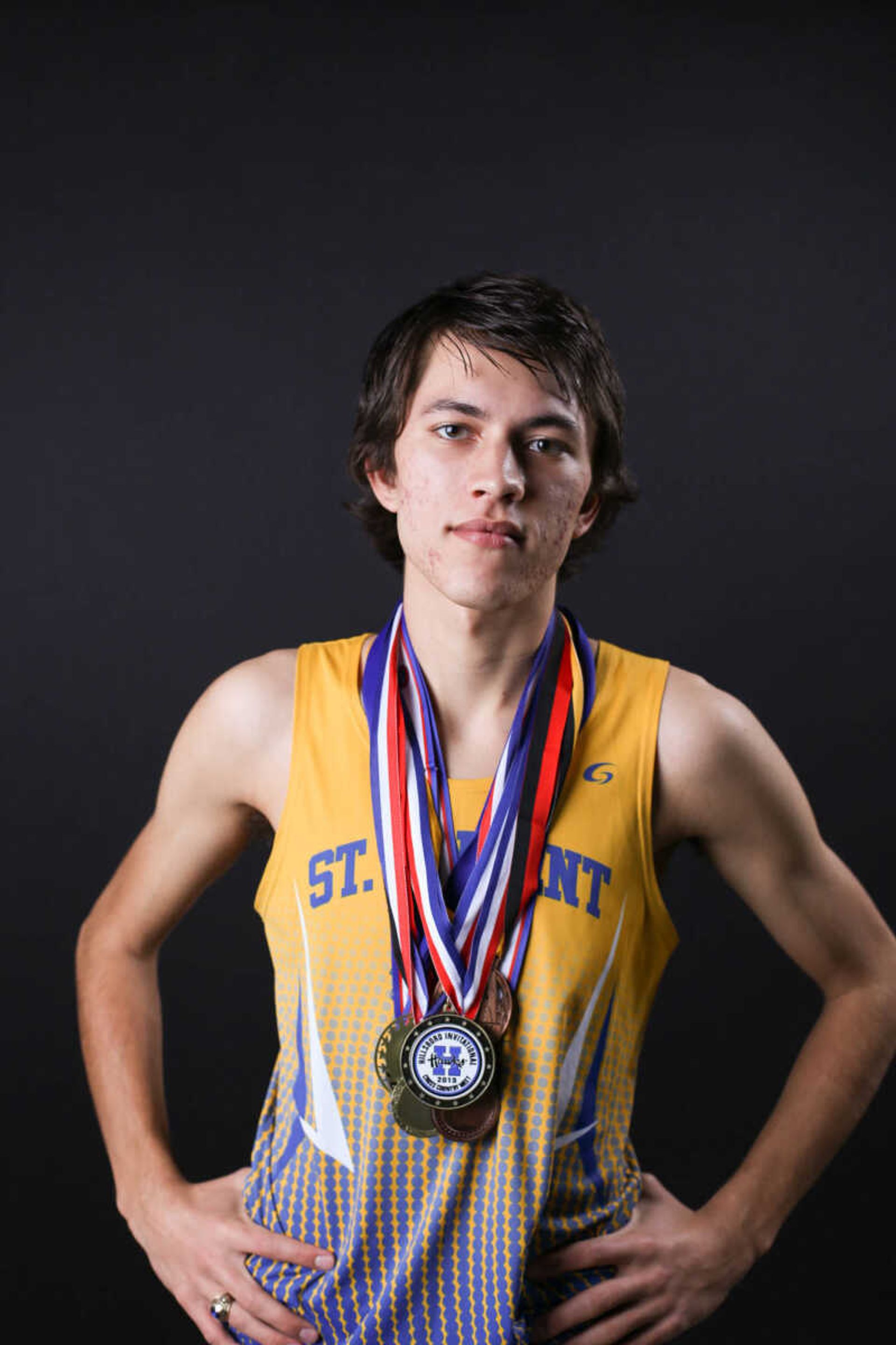 2015 All-Missourian Cross Country - Levi Krauss - St. Vincent High School (Glenn Landberg)