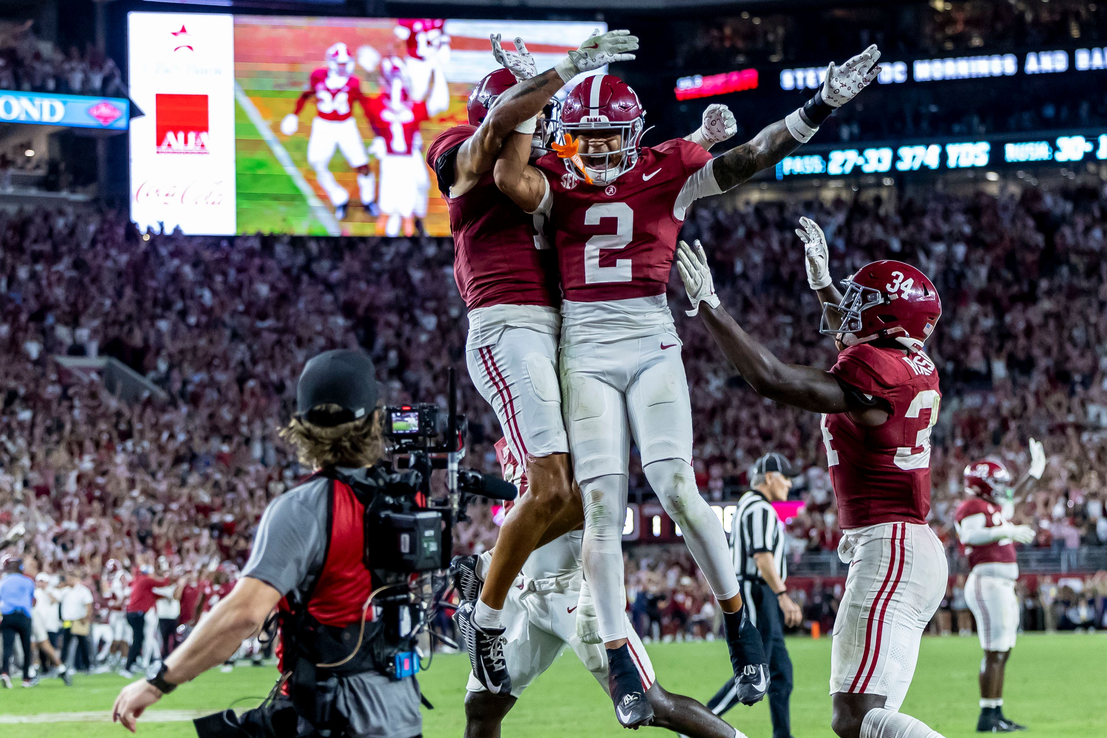 AP Top 25: Alabama overtakes Texas for No. 1 and UNLV earns its 1st ranking in program history