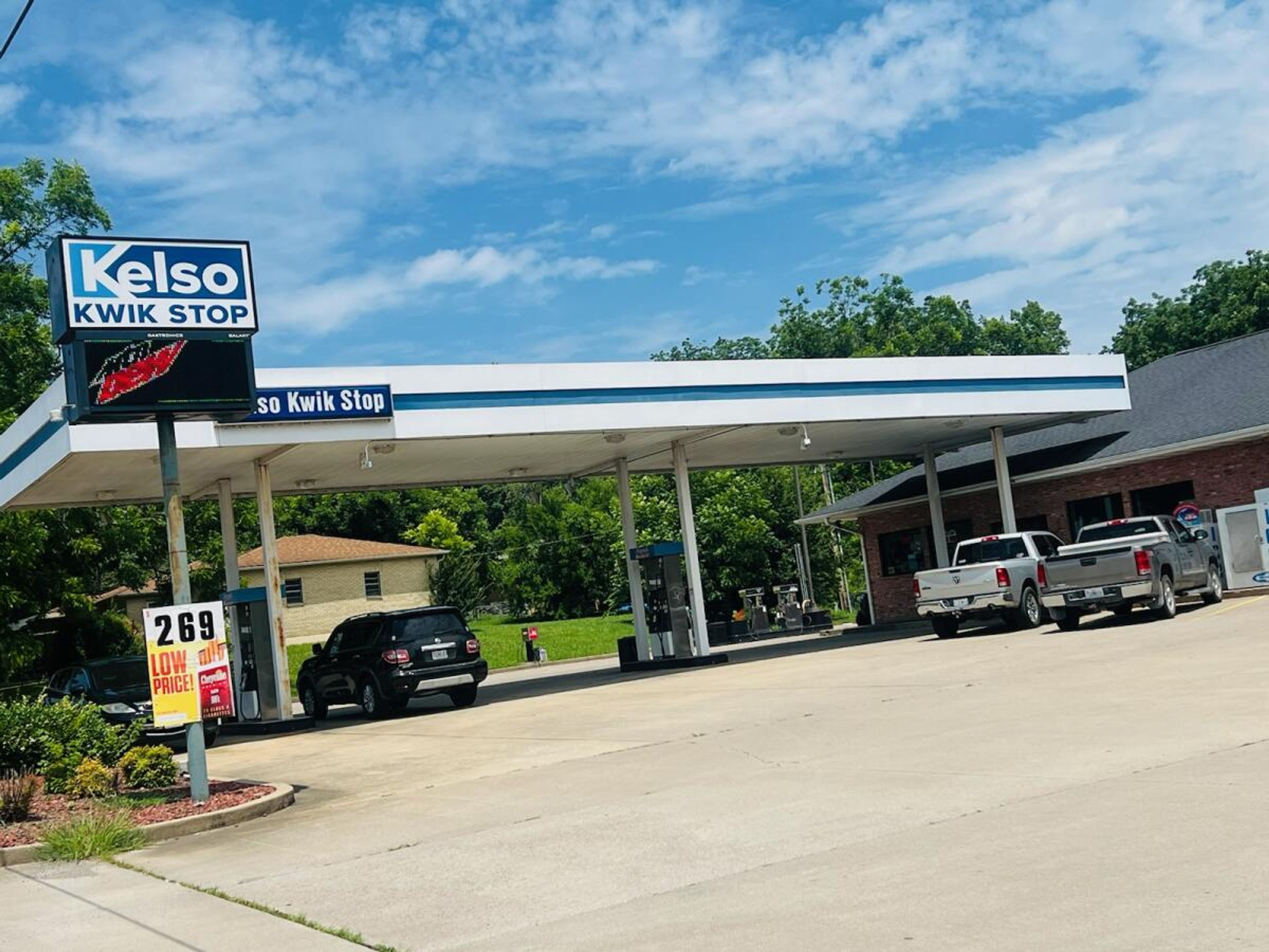 Kelso Kwik Stop sells gas and lottery tickets along with an array of snacks and meals.