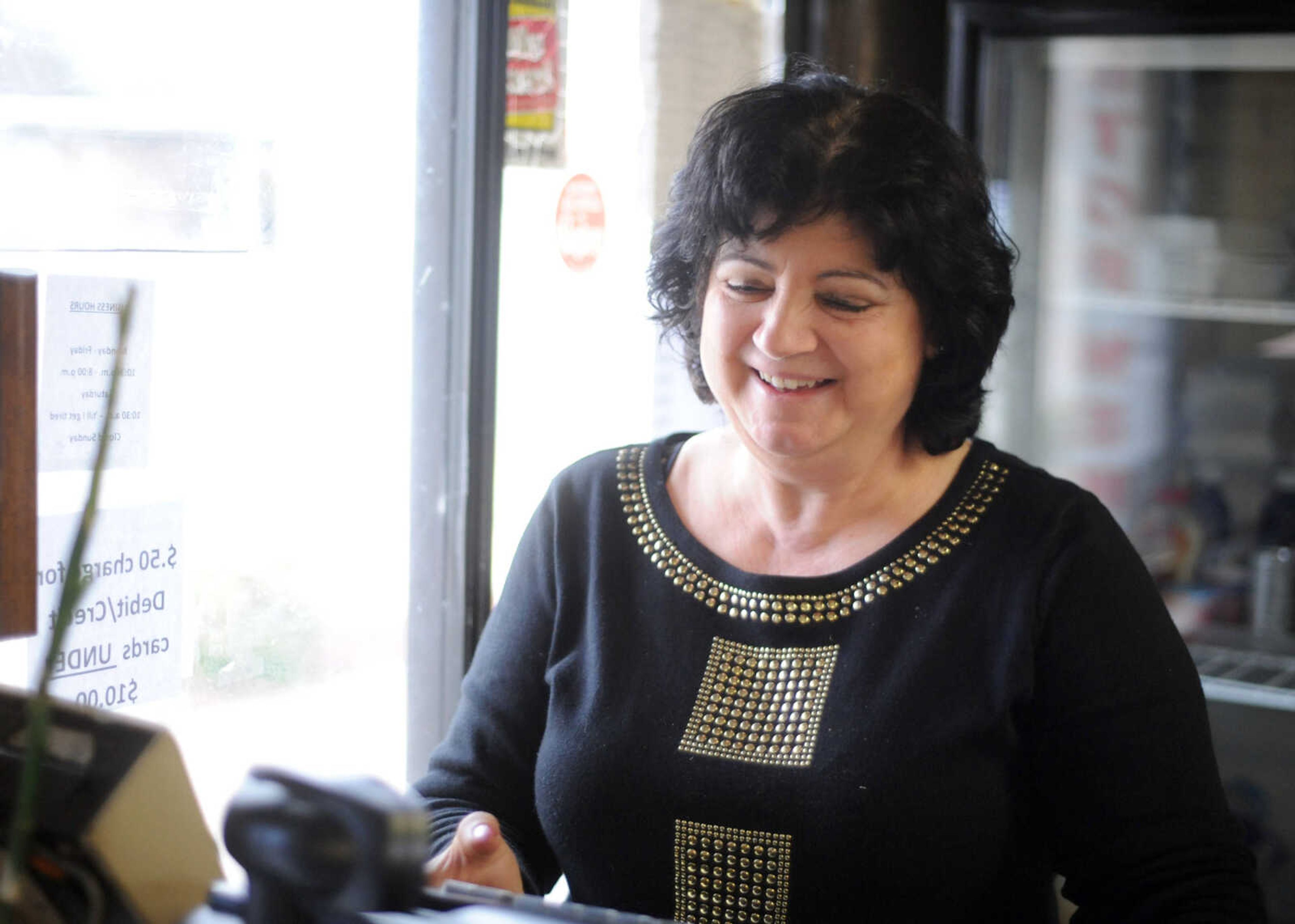 LAURA SIMON ~ lsimon@semissourian.com

Zoi Mousadakos, owner of Zoi's Gyro Corner in Cape Girardeau.