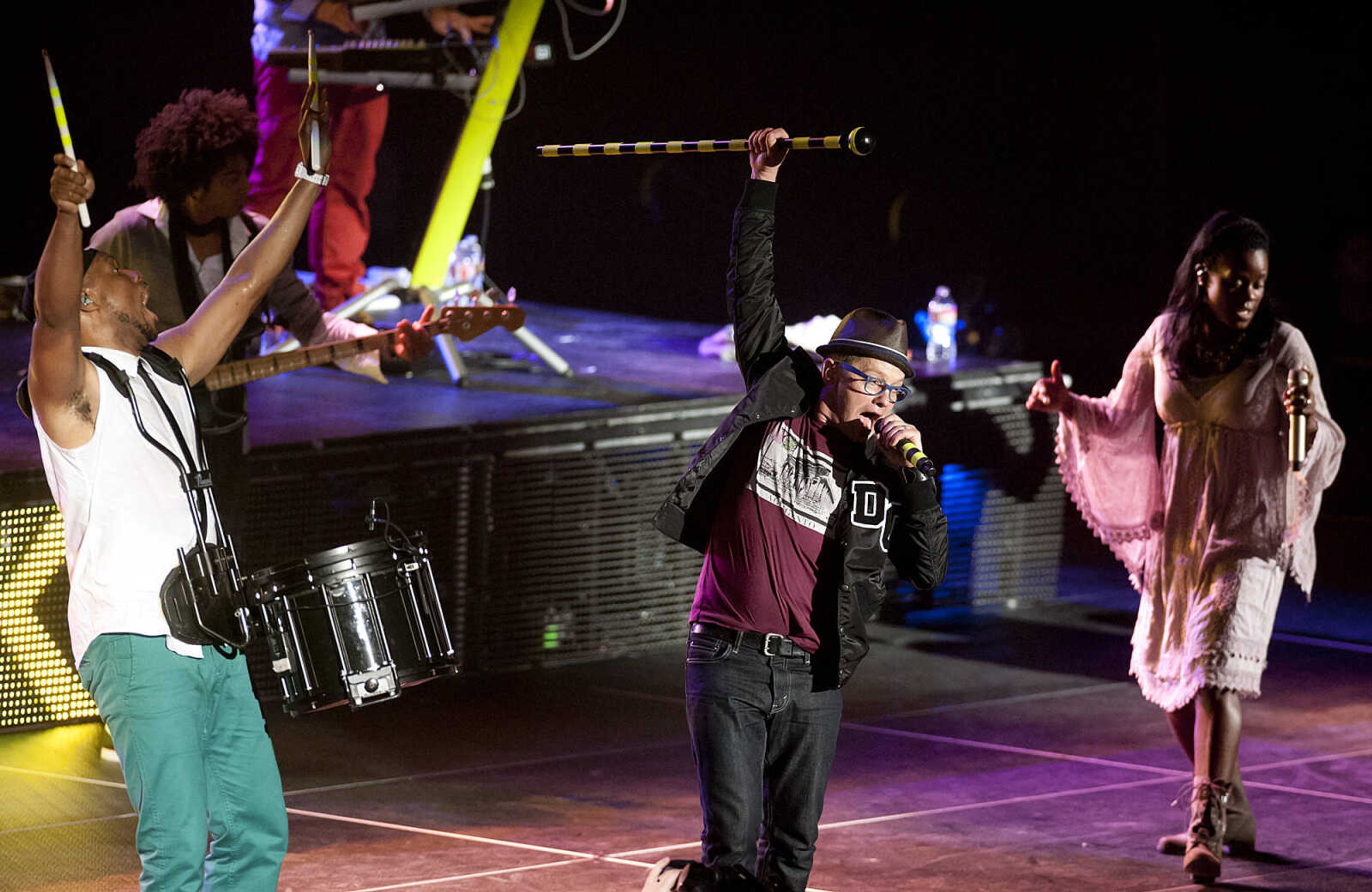 TobyMac performs as part of the Hits Deep Tour Friday, Dec. 13, at the Show Me Center in Cape Girardeau. The Christian rapper, whose given name is Toby McKeehan, has sold 11 million  albums and won six Grammy awards in his career.