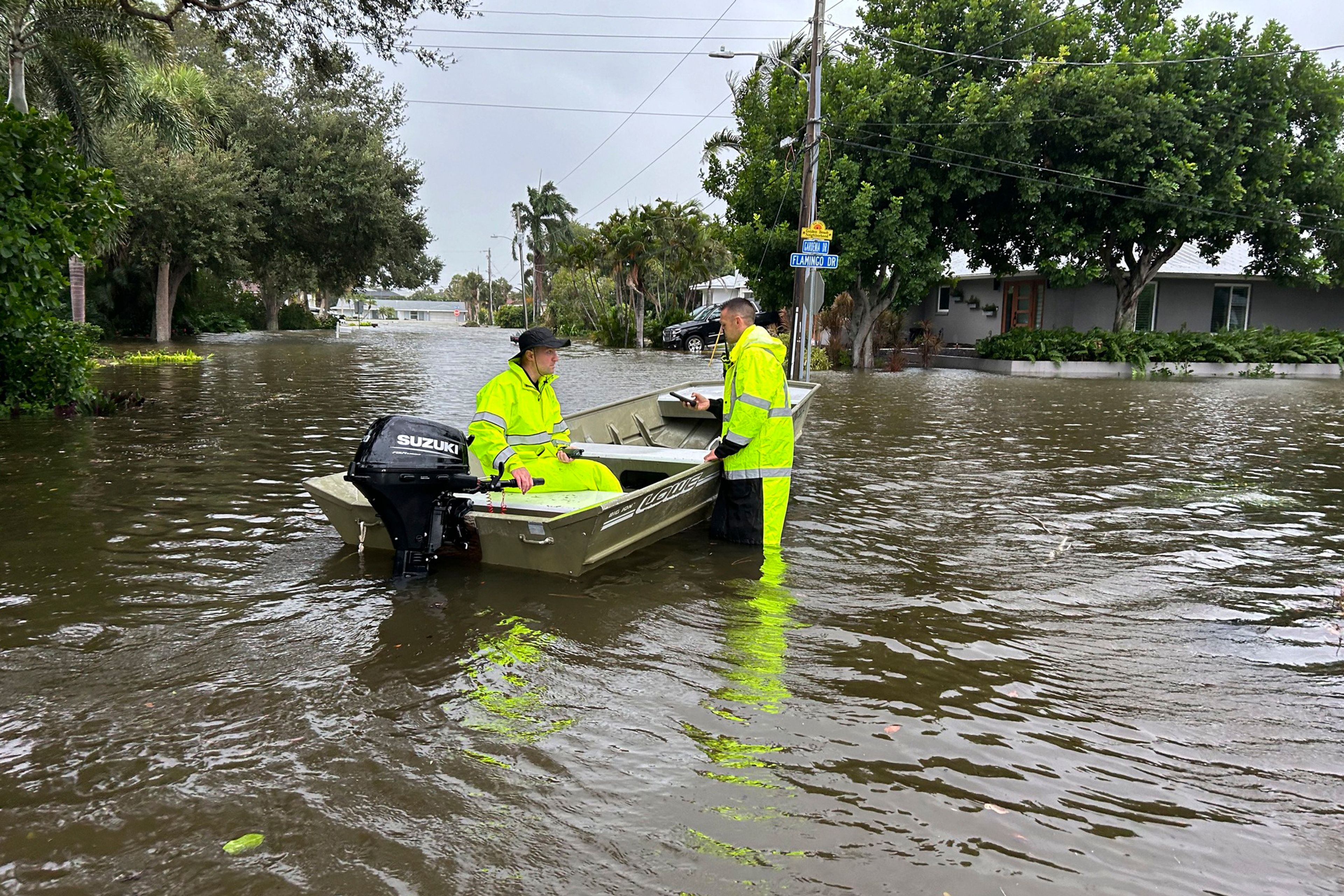 Rescuers save and assist hundreds as Helene's storm surge and rain create havoc