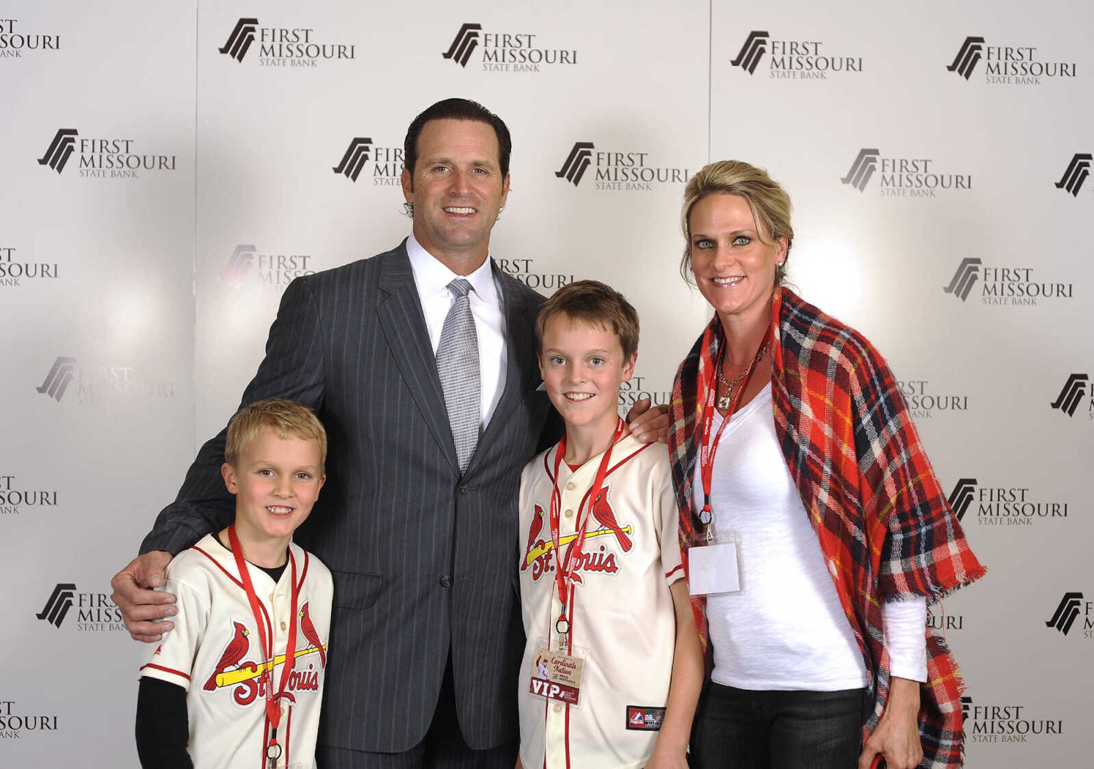 LAURA SIMON ~ lsimon@semissourian.com

Mike Matheny, manager of the St. Louis Cardinals, poses with fans during a VIP reception, Wednesday, Dec. 2, 2015, at Southeast Missouri State University's River Campus. "The State of Cardinals Nation" was presented by First Missouri State Bank.