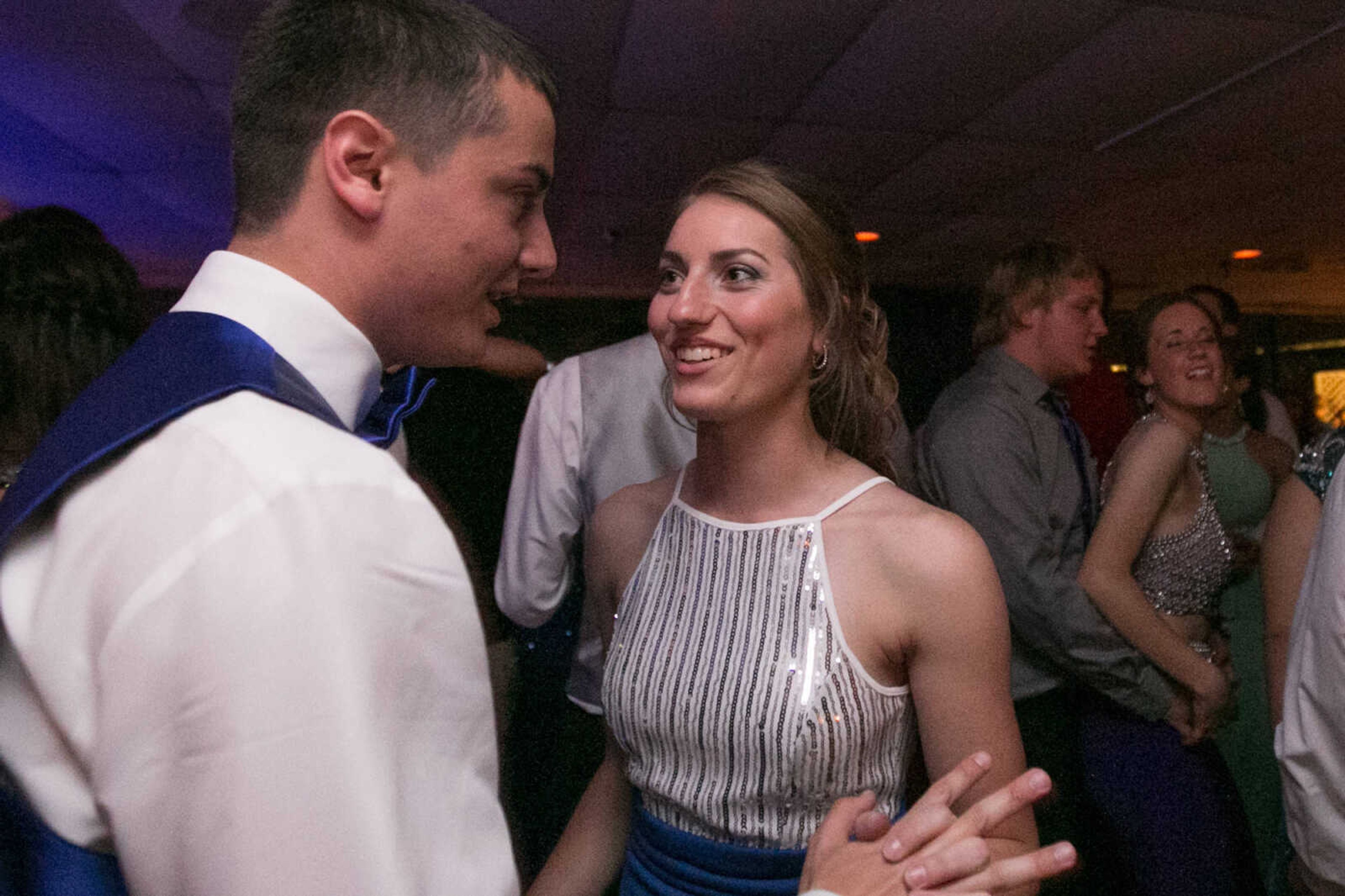 GLENN LANDBERG ~ glandberg@semissourian.com

Students take to the dance floor during the Saxony Lutheran High School's "Classique Magnifique" prom, Saturday, April 23, 2016, at the Cape Girardeau Elks Lodge.