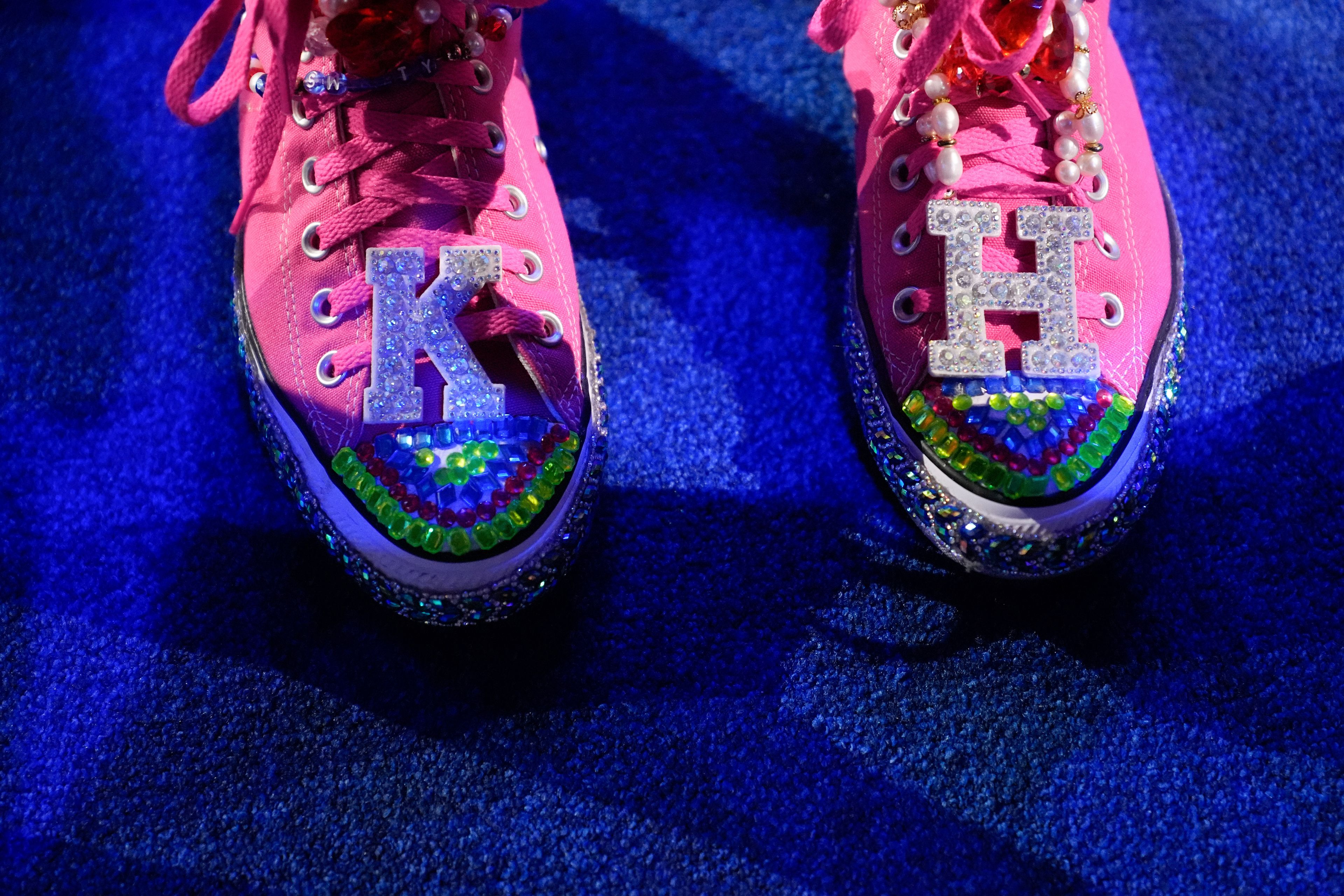 Mississippi delegate Kelly Jacobs arrives at the Democratic National Convention Wednesday, Aug. 21, 2024, in Chicago. (AP Photo/Brynn Anderson)