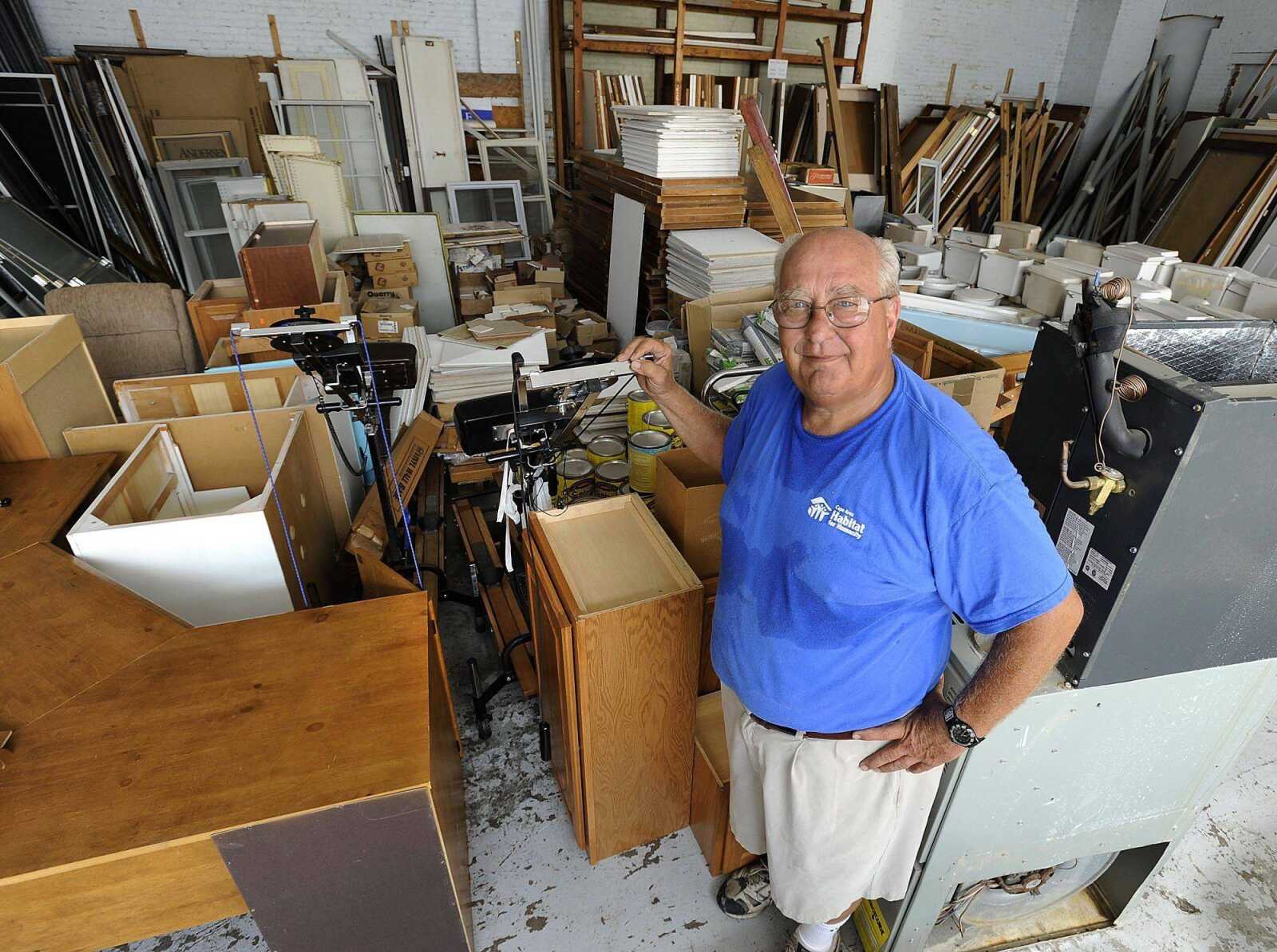 Walt Wildman is manager of the Cape Area Habitat for Humanity ReStore in Cape Girardeau. (FRED LYNCH ~ flynchsemissourian.com)