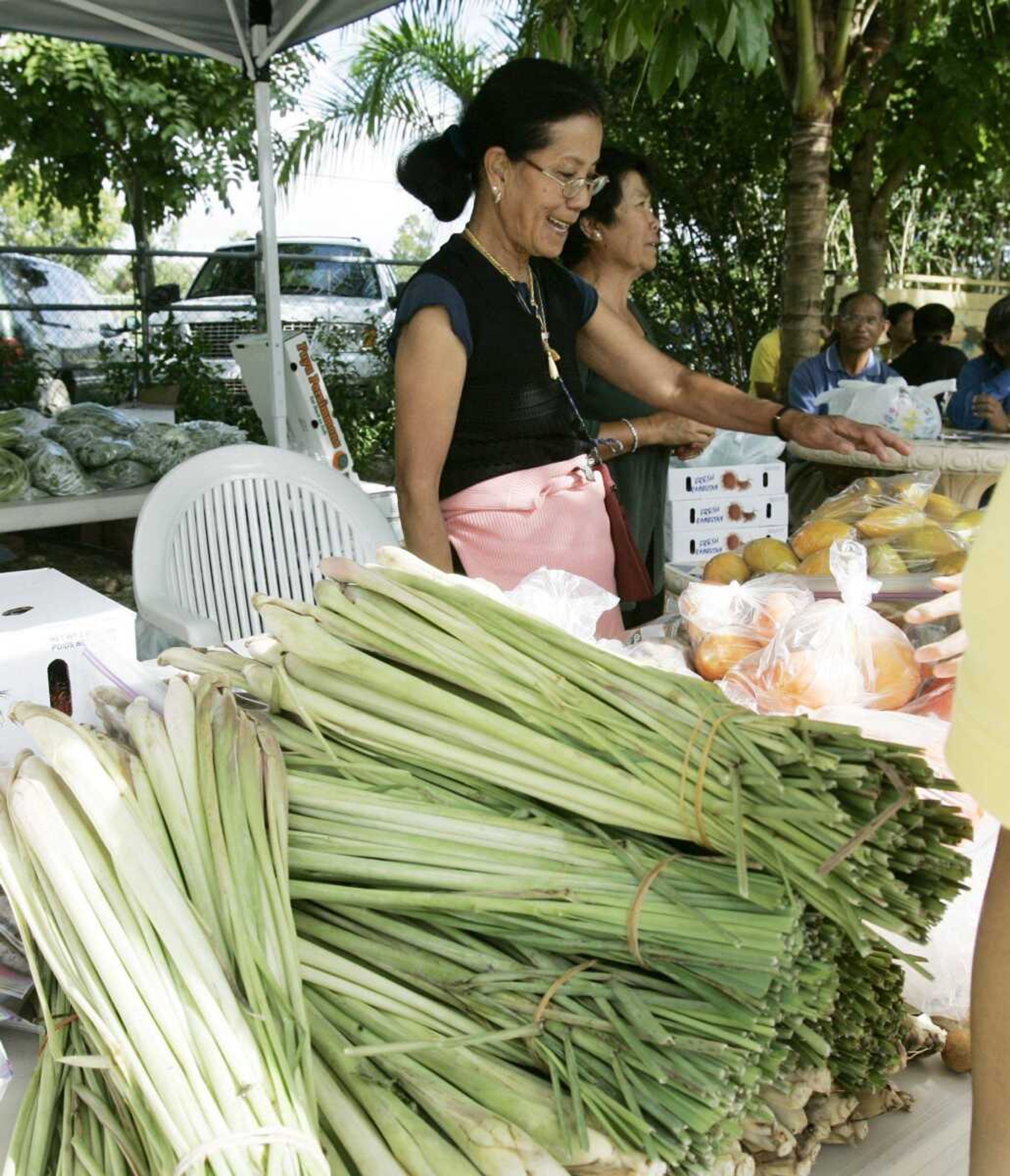 Members of a Thai temple sold spices, herbs and food at a Nov. 22 weekend market at the Wat Buddharangsi of Miami Buddhist temple in Homestead, Fla. With the growing variety of herbs available to American consumers, there are a few rules that should be kept in mind. (J. Pat Carter ~ Associated Press)