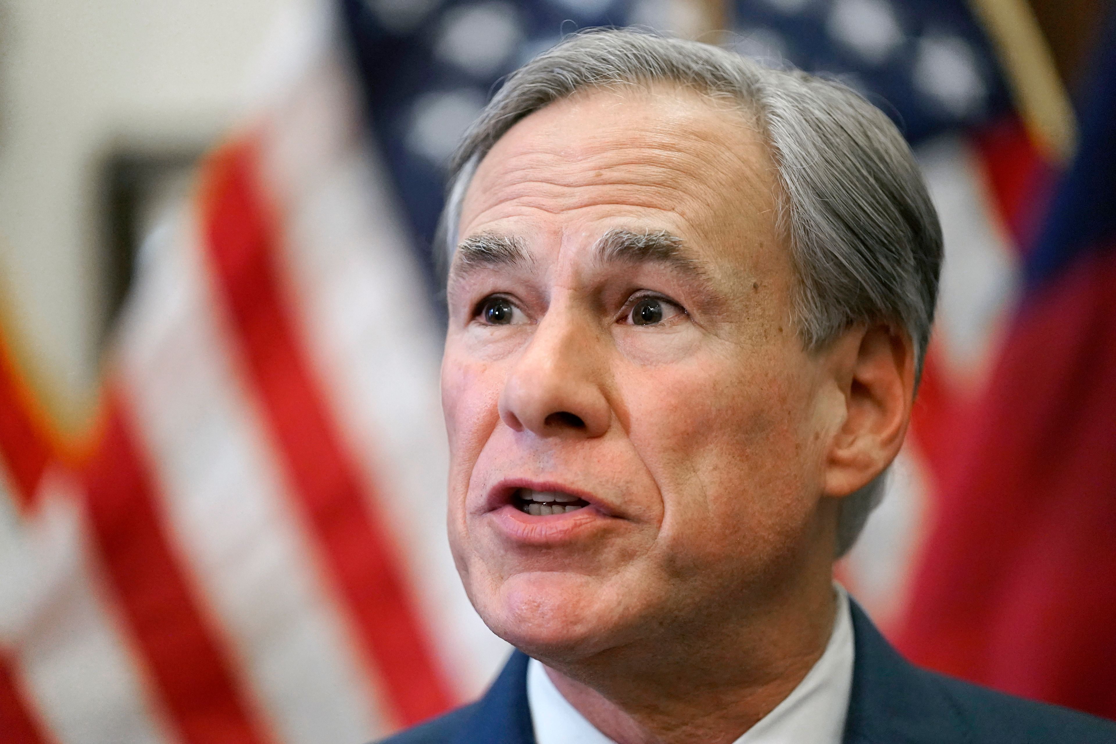 FILE - Texas Gov. Greg Abbott speaks at a news conference in Austin, Texas on June 8, 2021. (AP Photo/Eric Gay, File)