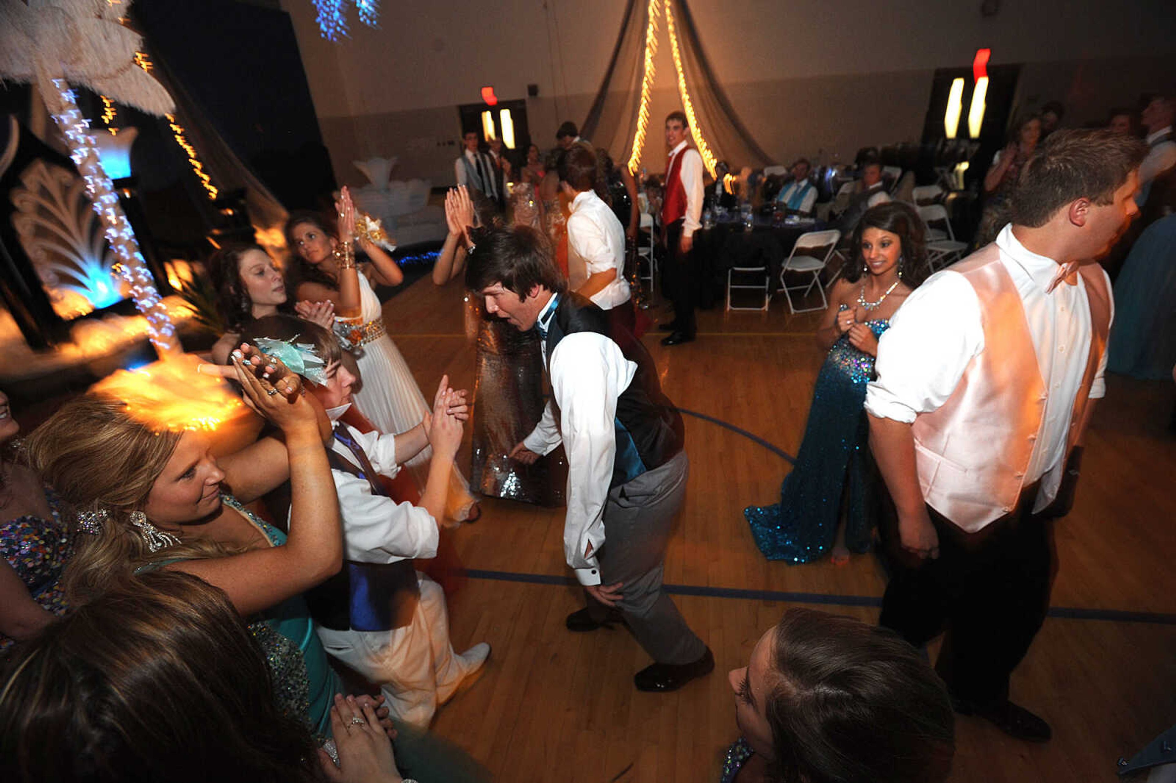 LAURA SIMON ~ lsimon@semissourian.com

Oran High School held its prom Saturday night, April 12, 2014, inside the school's gymnasium.