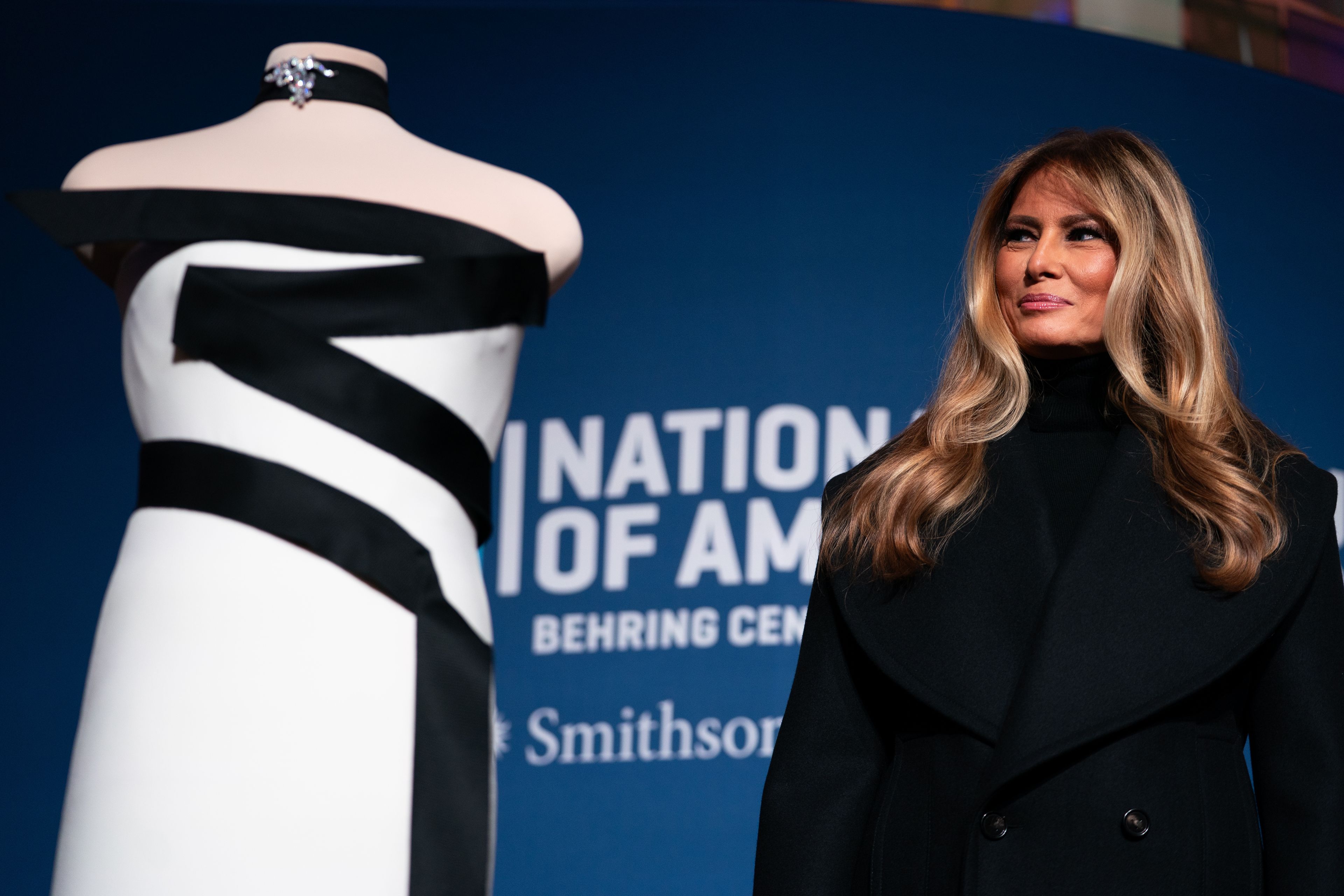 melania trump inauguration ball dress Melania Trump inauguration ball dress leaves fans speechless as Usha Vance also stuns in gown on Donald's big night