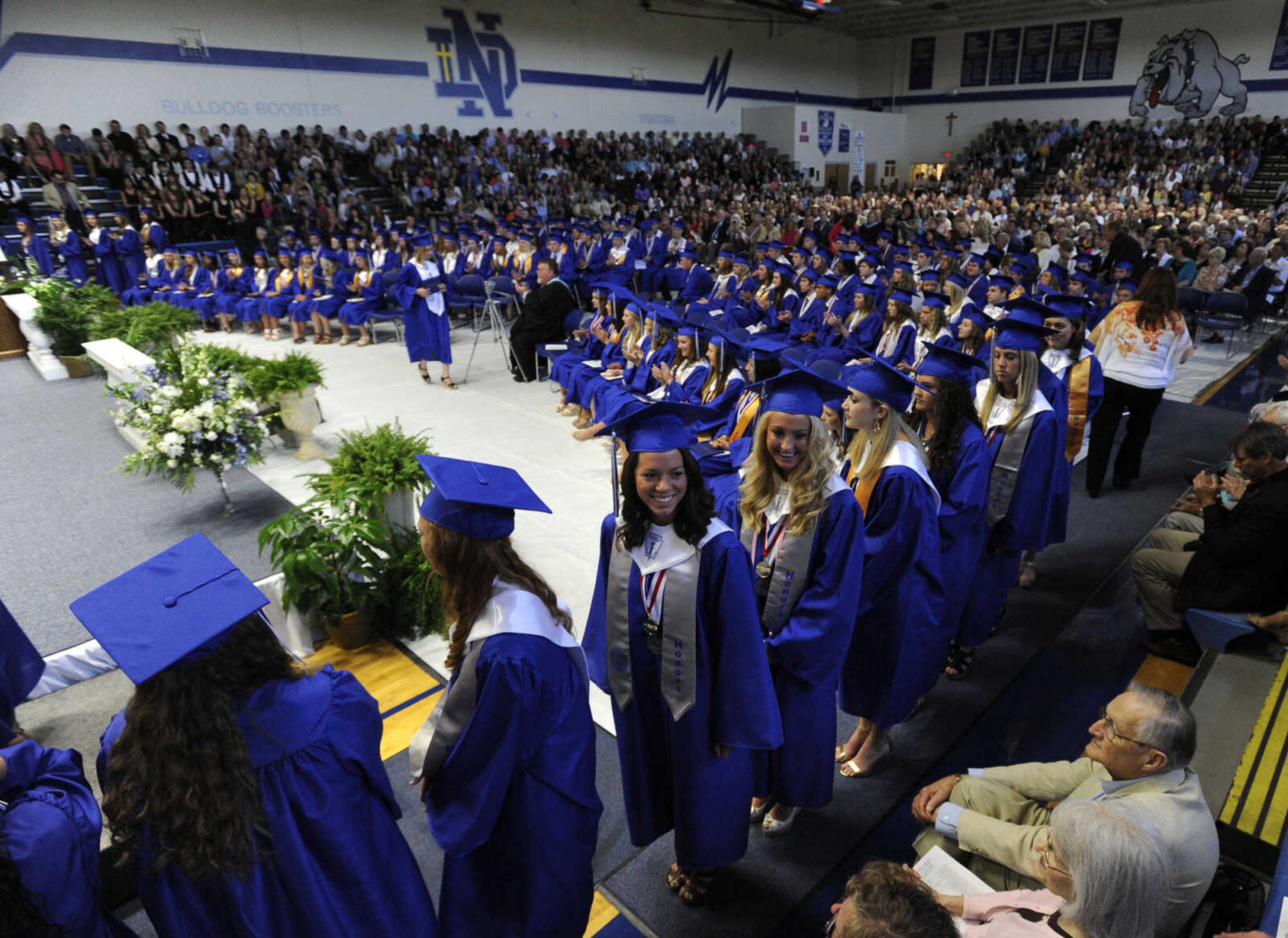 Notre Dame Regional High School commencement Sunday, May 18, 2014.