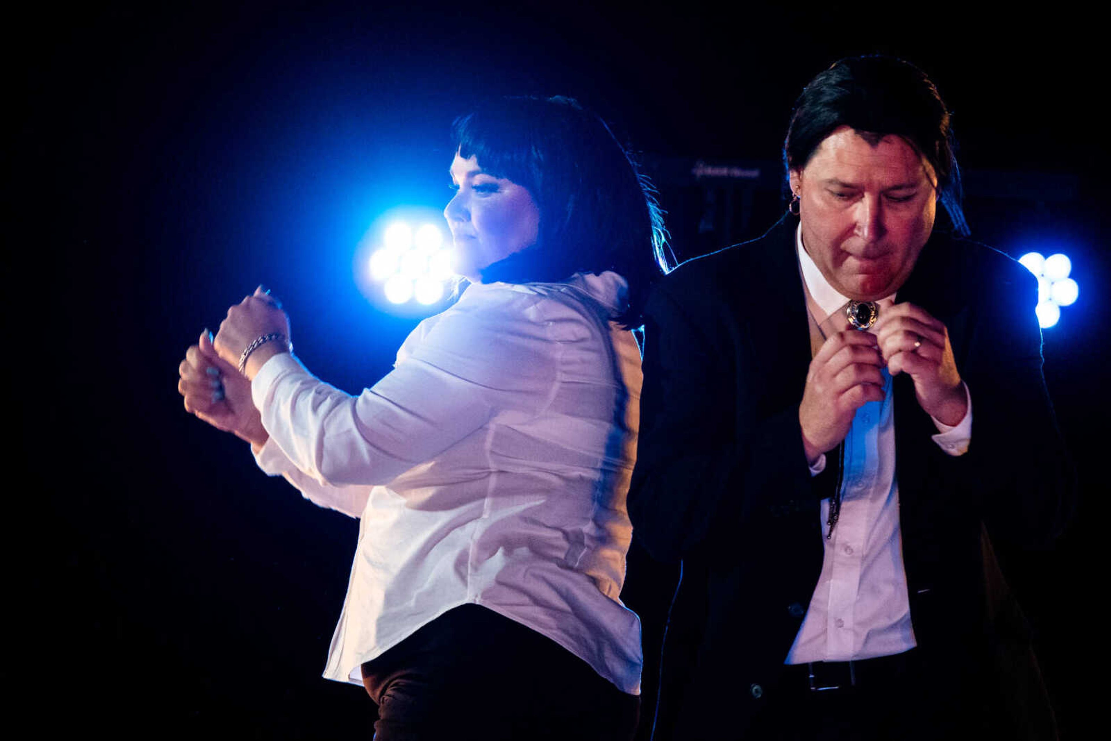 Stacy and Stacy Huff dance&nbsp;at&nbsp;the 2023 Dancing With Show Me Stars event on Saturday, July 29 at the Show Me Center.