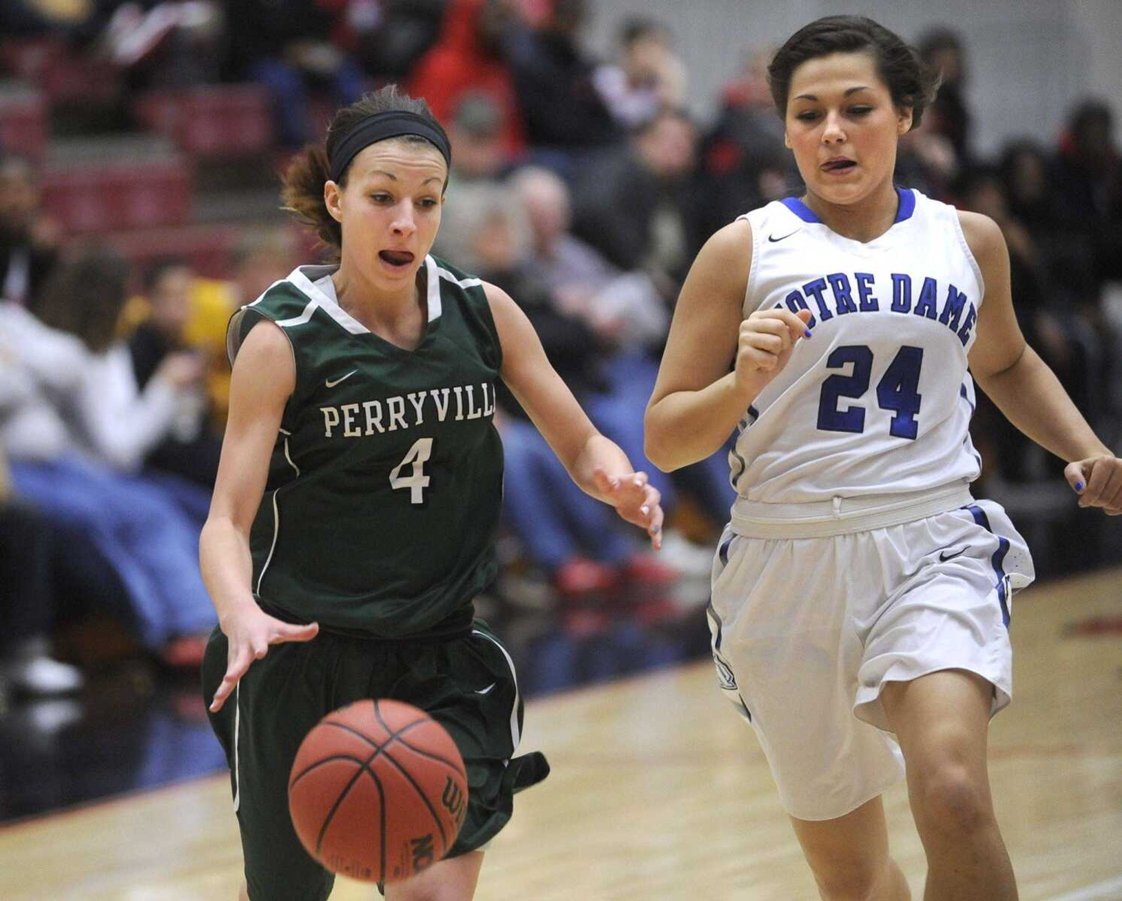 Perryville's Kylie Bilek averaged 12 points per game last season and is a returning starter for the Pirates. (Southeast Missourian file)