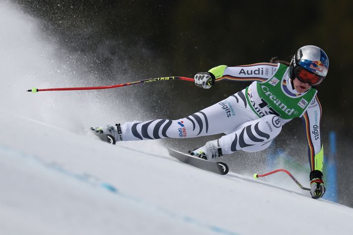 Italian skier Sofia Goggia wins super-G to regain commanding lead in W...