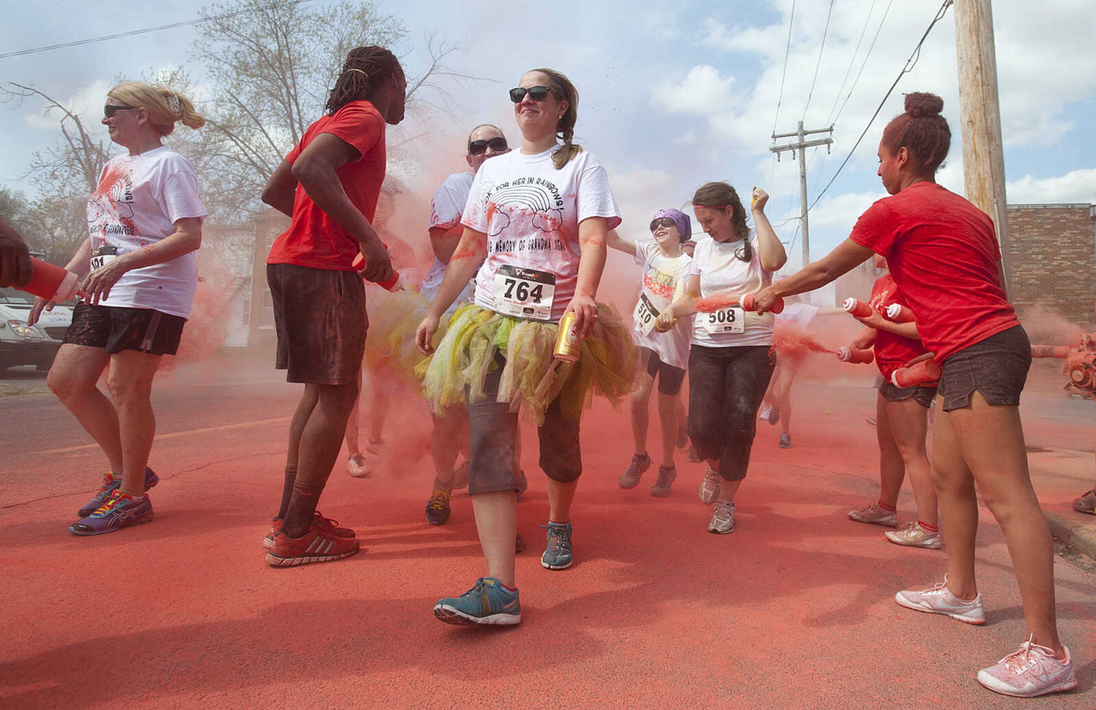 ADAM VOGLER ~ avogler@semissourian.com
The Color Me Cape 5k Saturday, April 12, in Cape Girardeau.