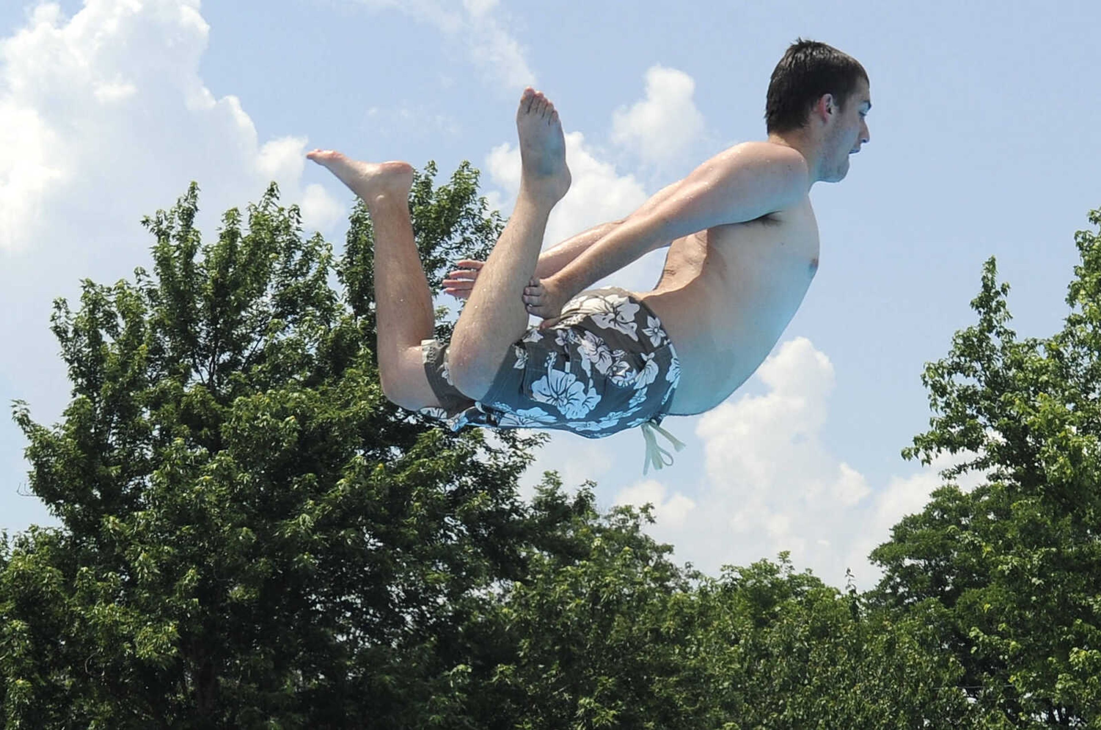 Fun at the Harmon Field Swimming Pool on Sunday, June 12, 2016 in Chaffee, Missouri.