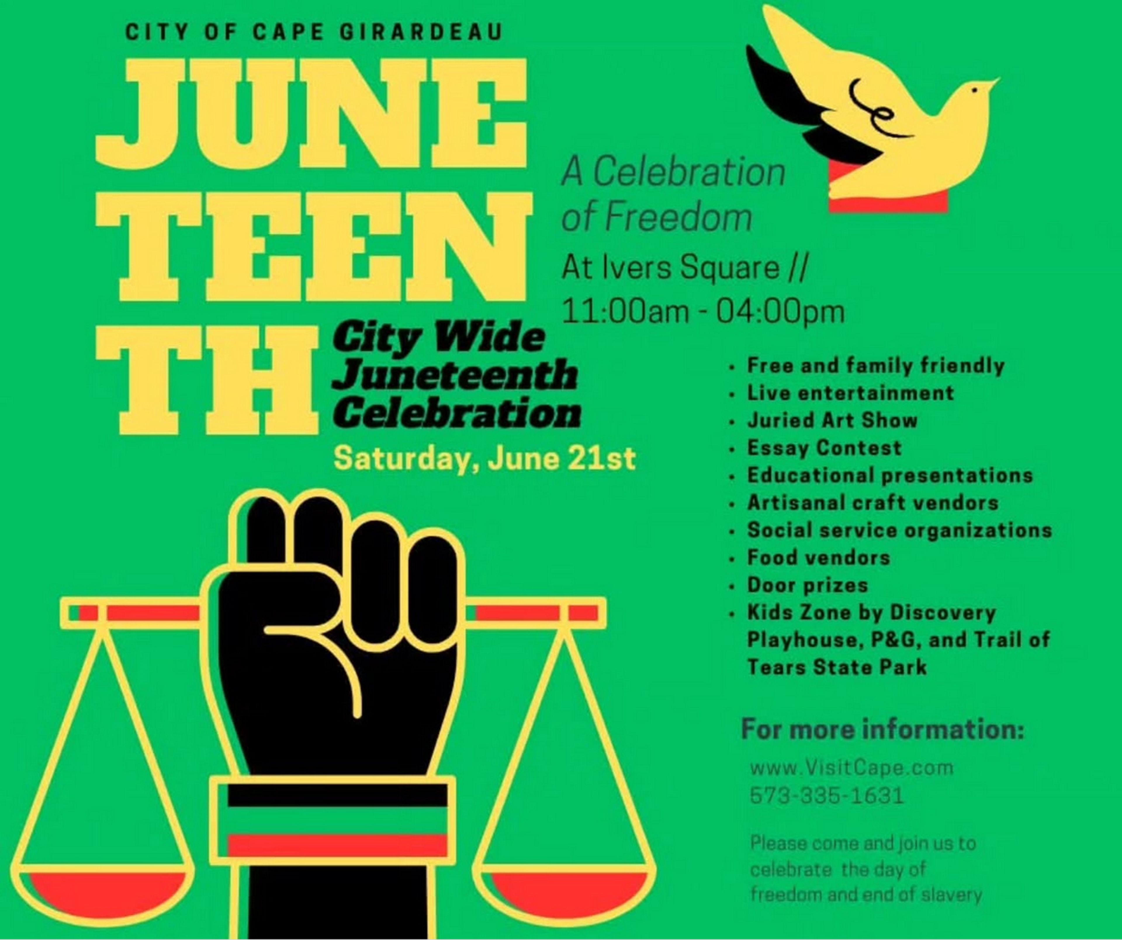 Celebrate Juneteenth in Missouri, Southern Illinois with festivals, art exhibits, parades, family fun