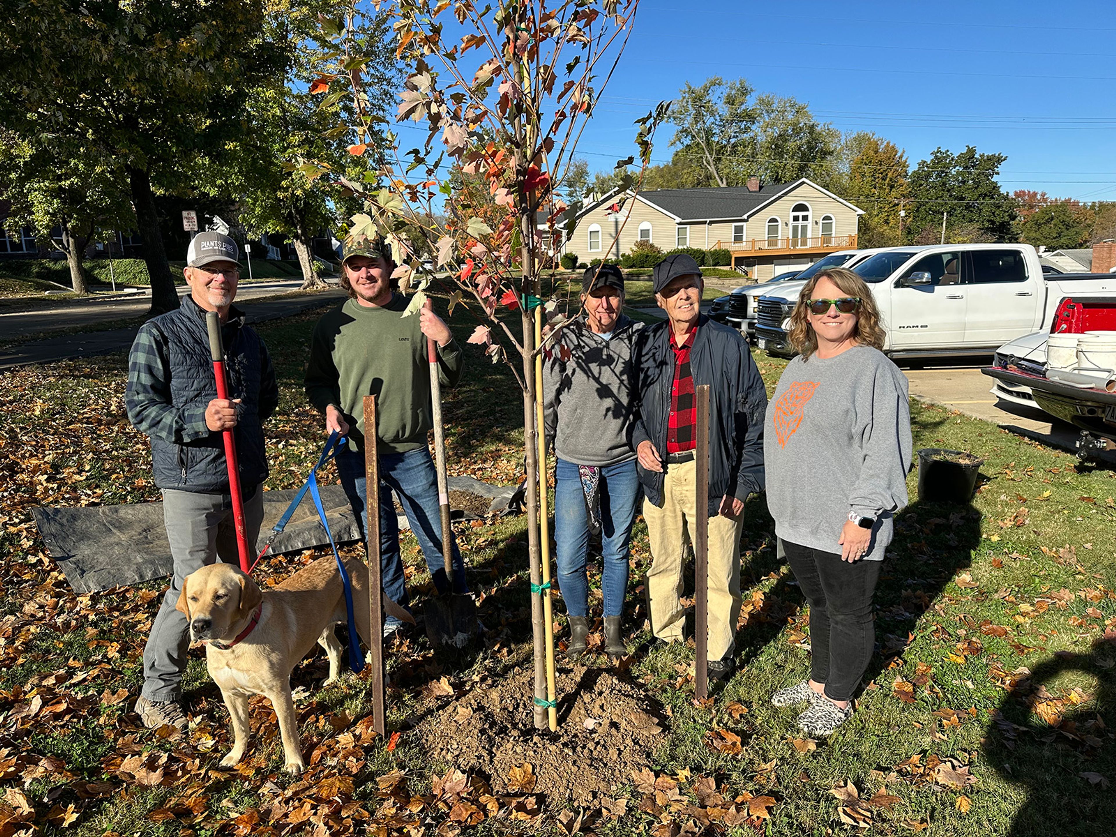 Ramblewood Garden Club plants Arbor Day tree