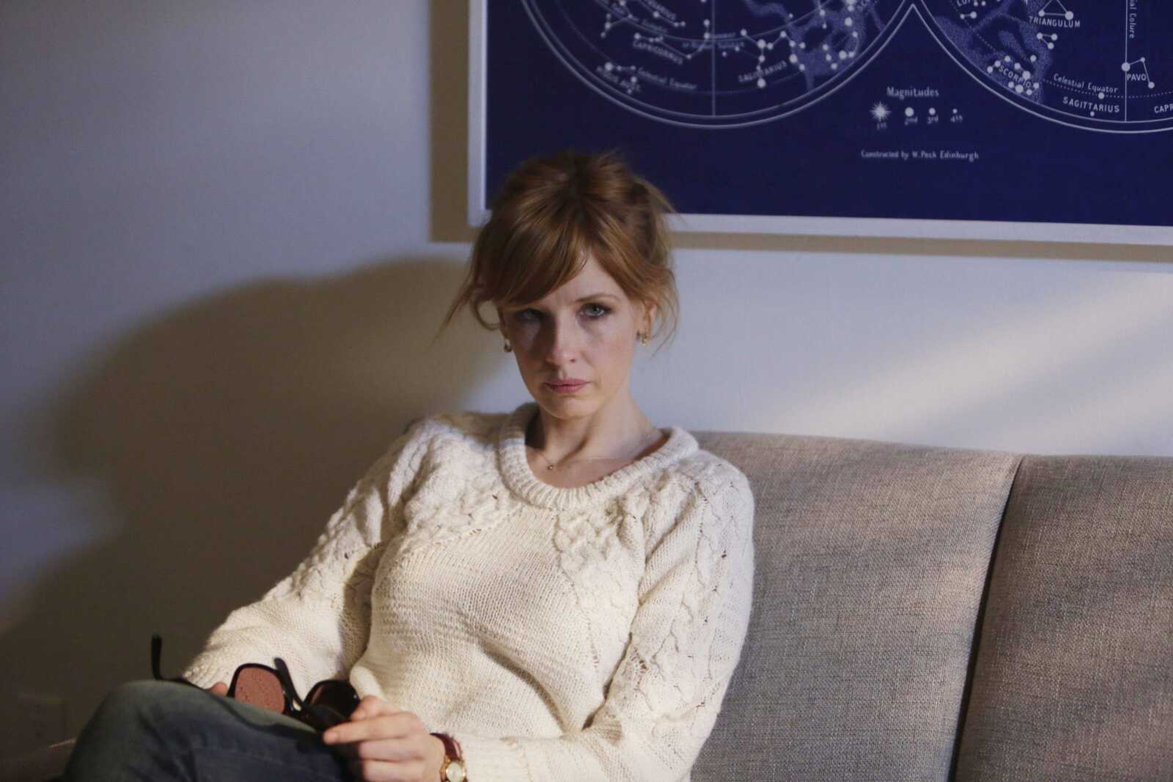 This image released by ABC shows Kelly Reilly in a scene from the new medical drama &#8220;Black Box,&#8221; premiering Thursday at 10 p.m. EDT on ABC. (AP Photo/ABC, Patrick Harbron)