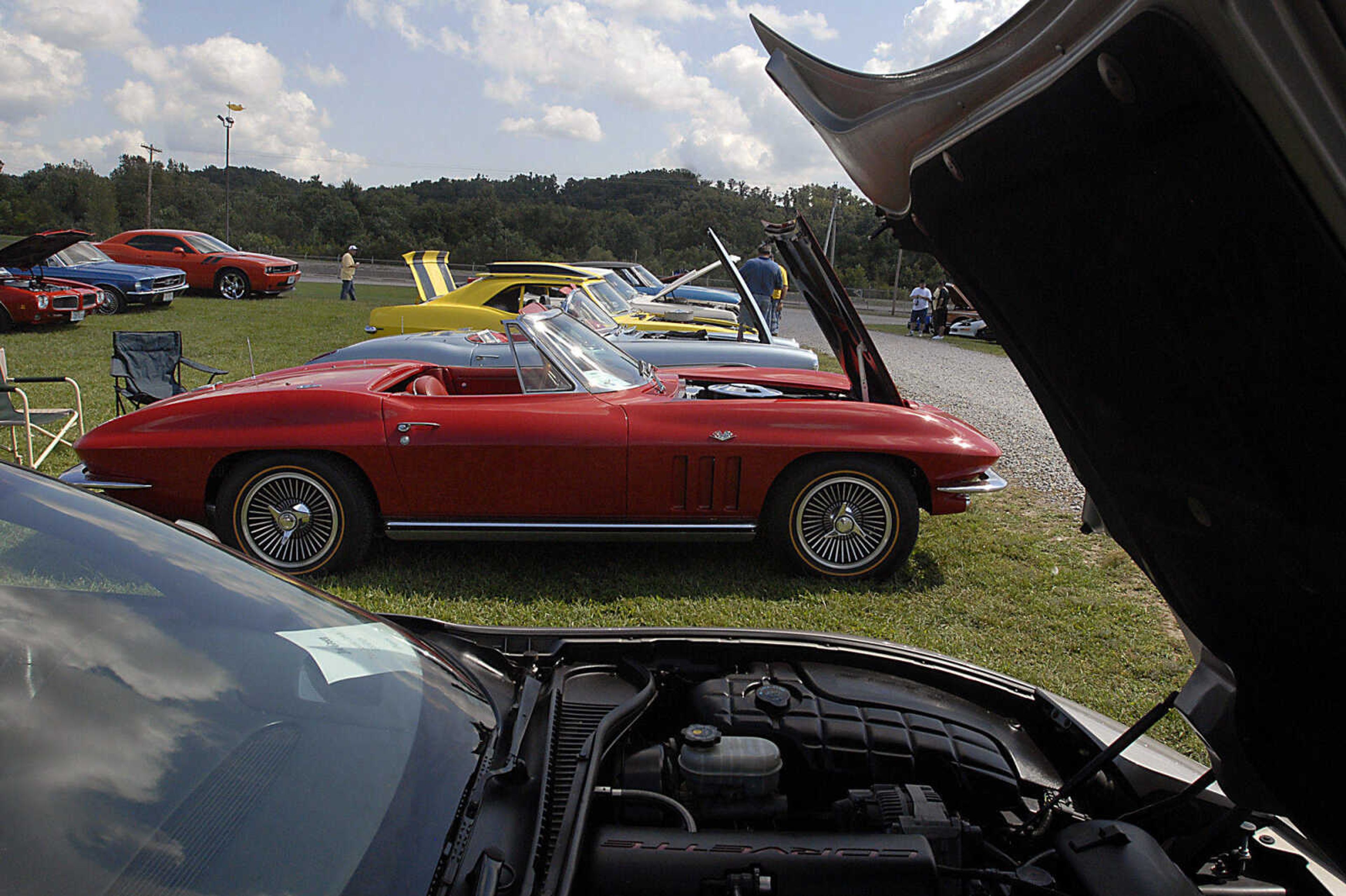 KIT DOYLE ~ kdoyle@semissourian.com
The car show during the Procter & Gamble 40 Year Celebration at the Cape Girardeau Plant.