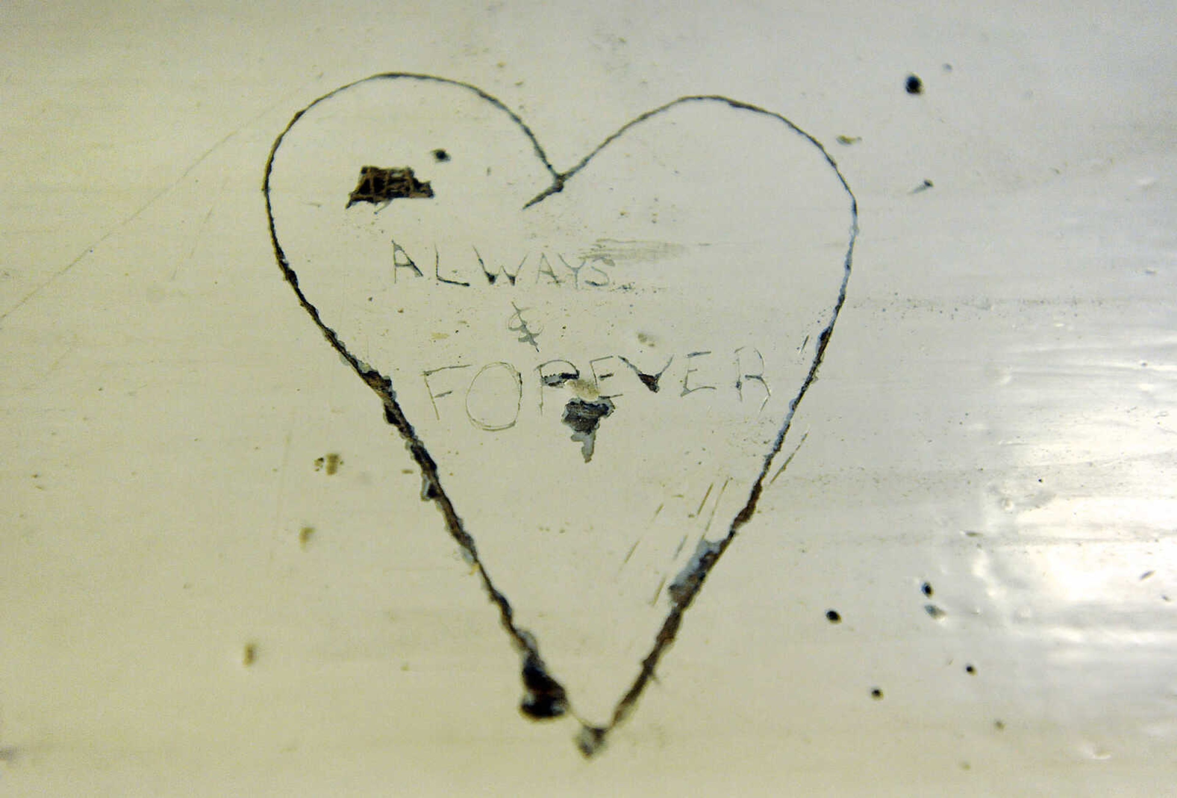 LAURA SIMON ~ lsimon@semissourian.com

A heart is seen carved into the railing in the choir loft at St. John's Catholic Church in Leopold, Missouri in March.