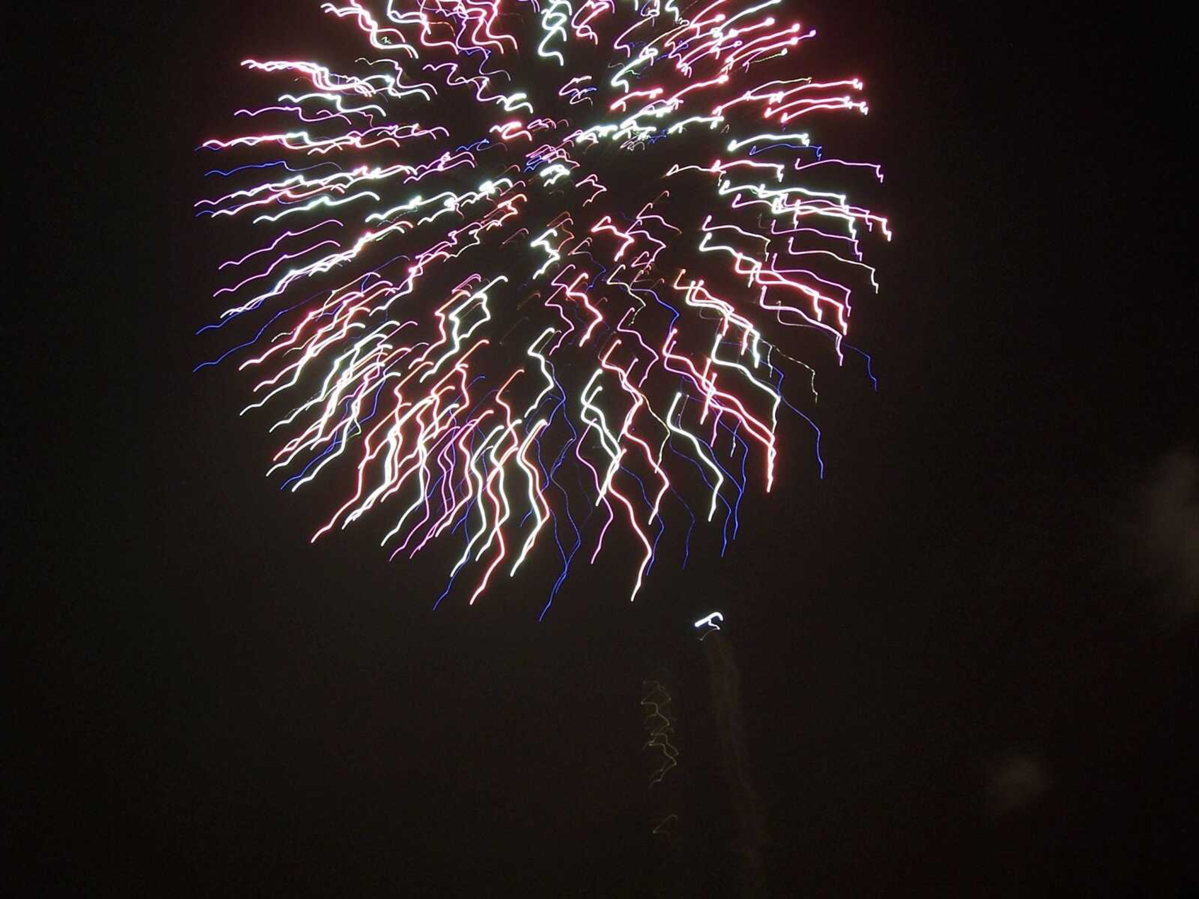 Fireworks at Jackson City Park.