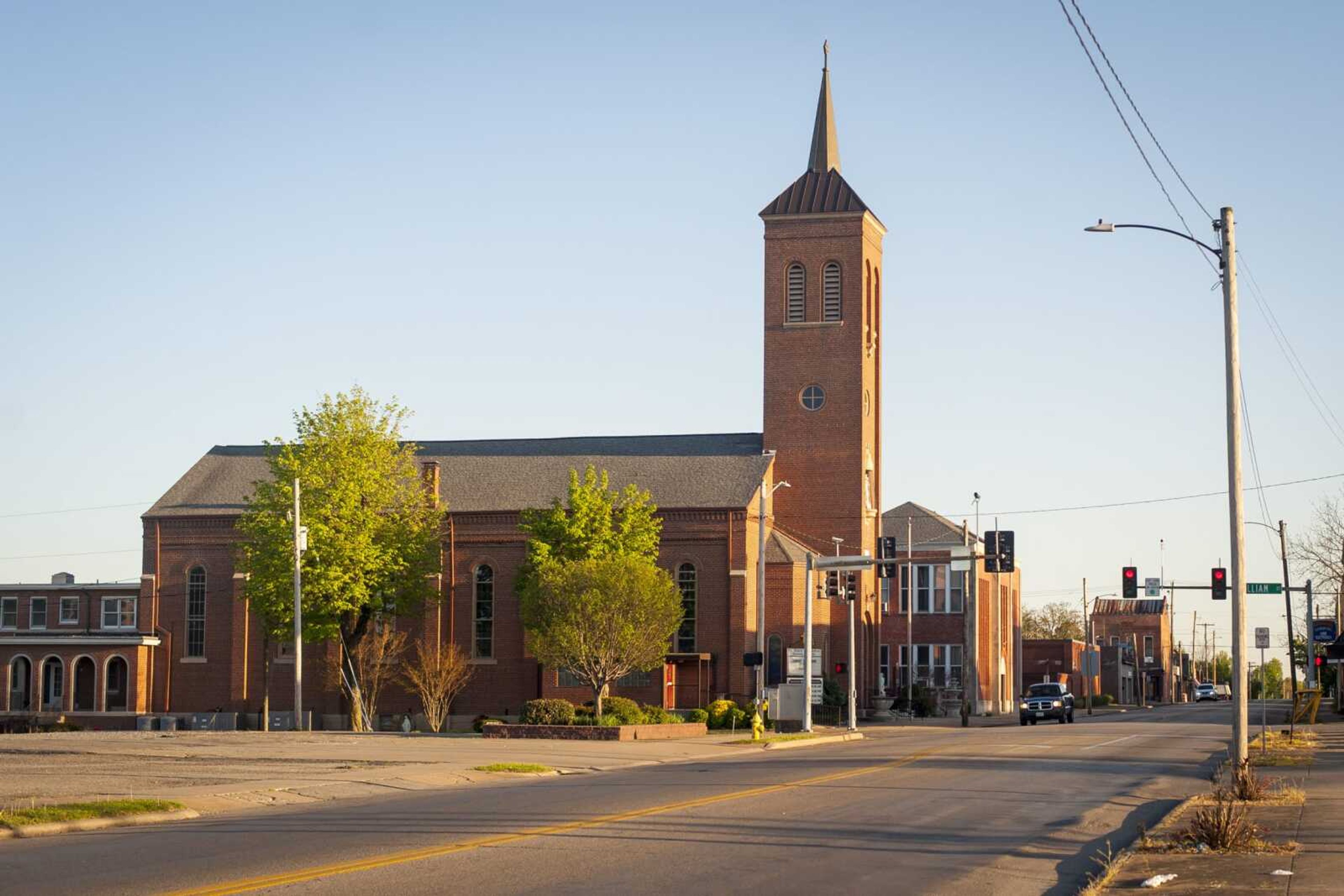 St. Mary of the Annunciation Cathedral is seen April 21 in Cape Girardeau.