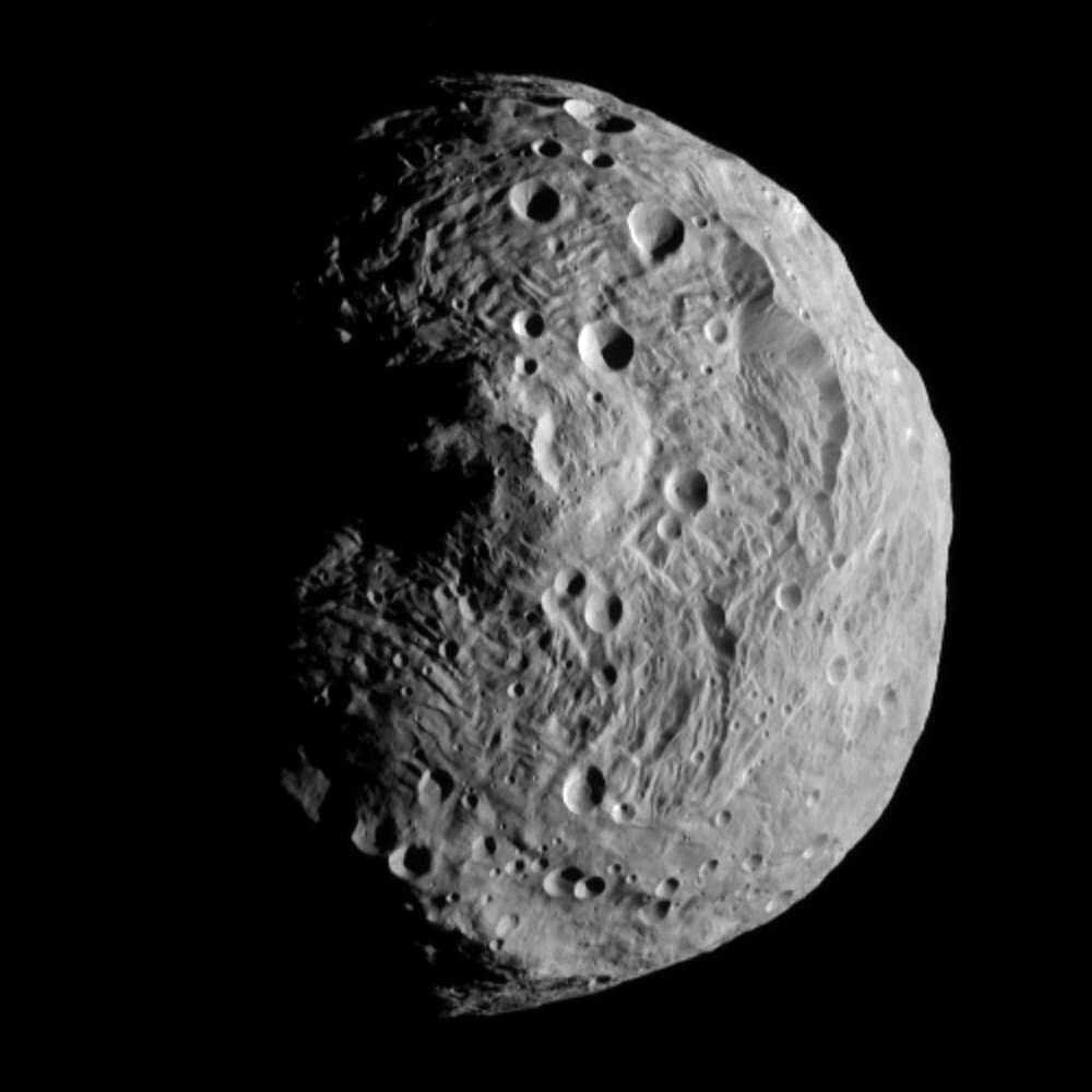 The asteroid Vesta was photographed by the Dawn spacecraft July 17. The image was taken from a distance of about 9,500 miles. (NASA)