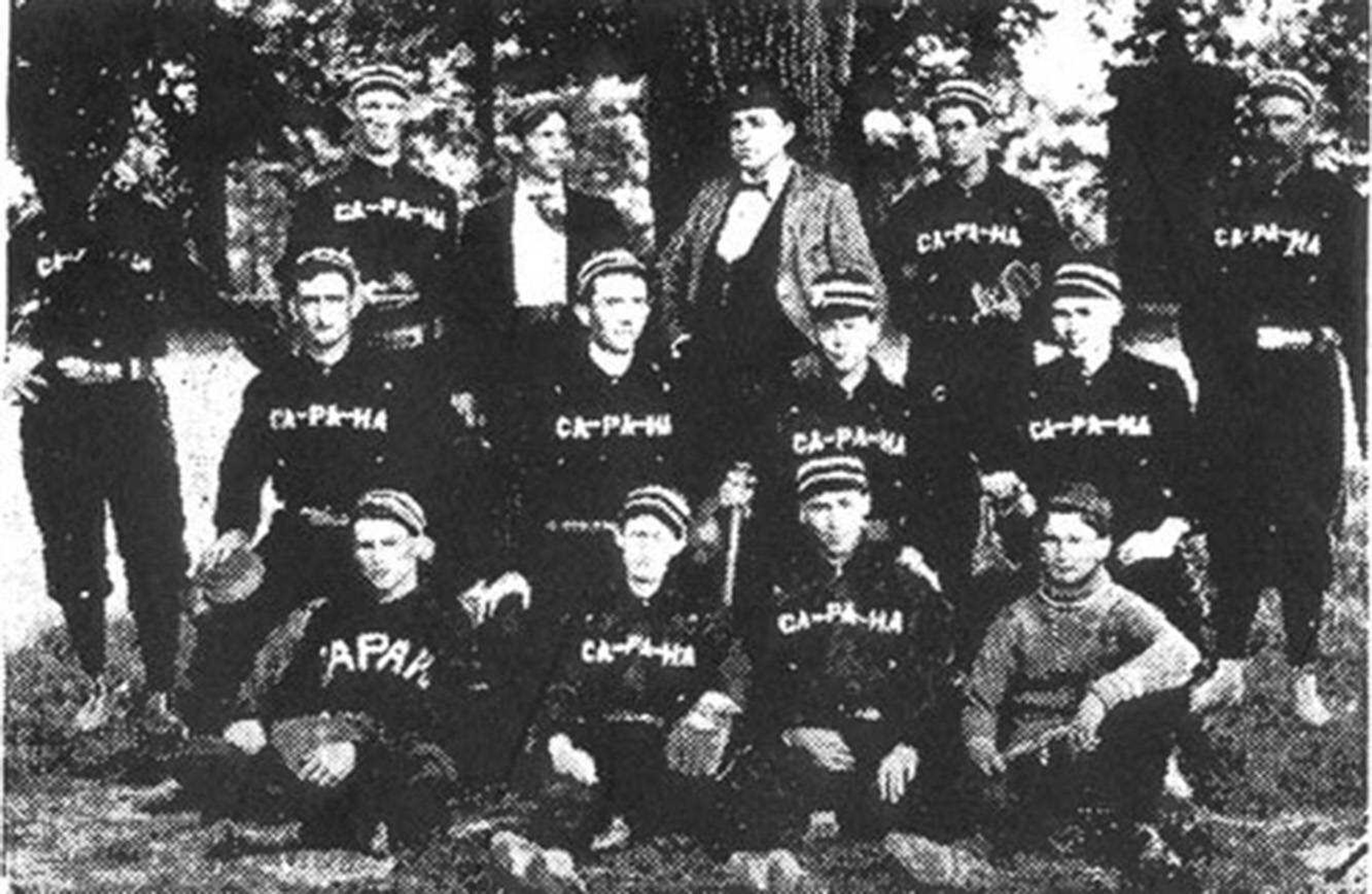 1894 edition of the Capahas Baseball team.