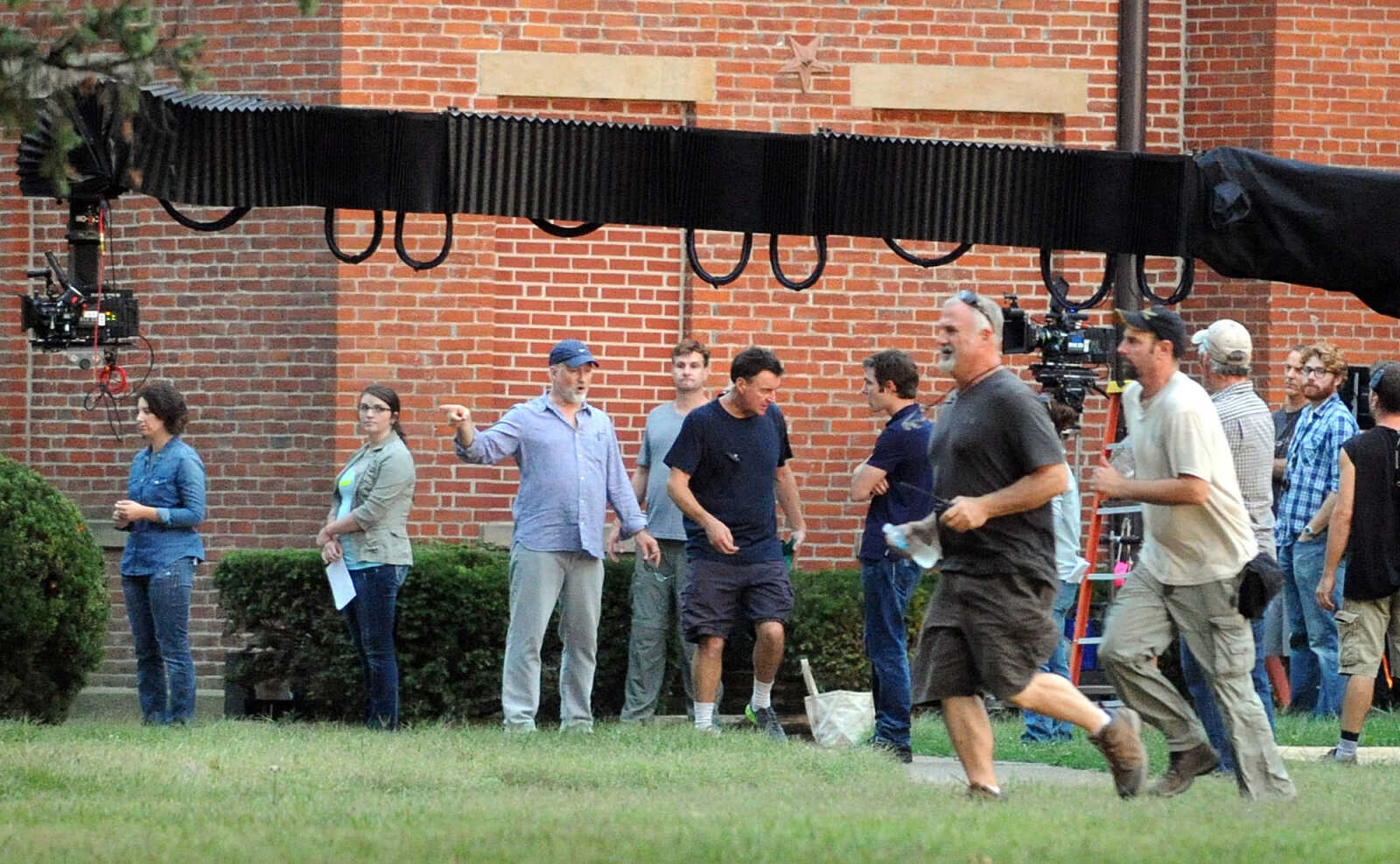 LAURA SIMON ~ lsimon@semissourian.com

Filming of 20th Century Fox's feature film "Gone Girl" gets underway at the Common Pleas Courthouse, Thursday, Oct. 3, 2013, in Cape Girardeau.