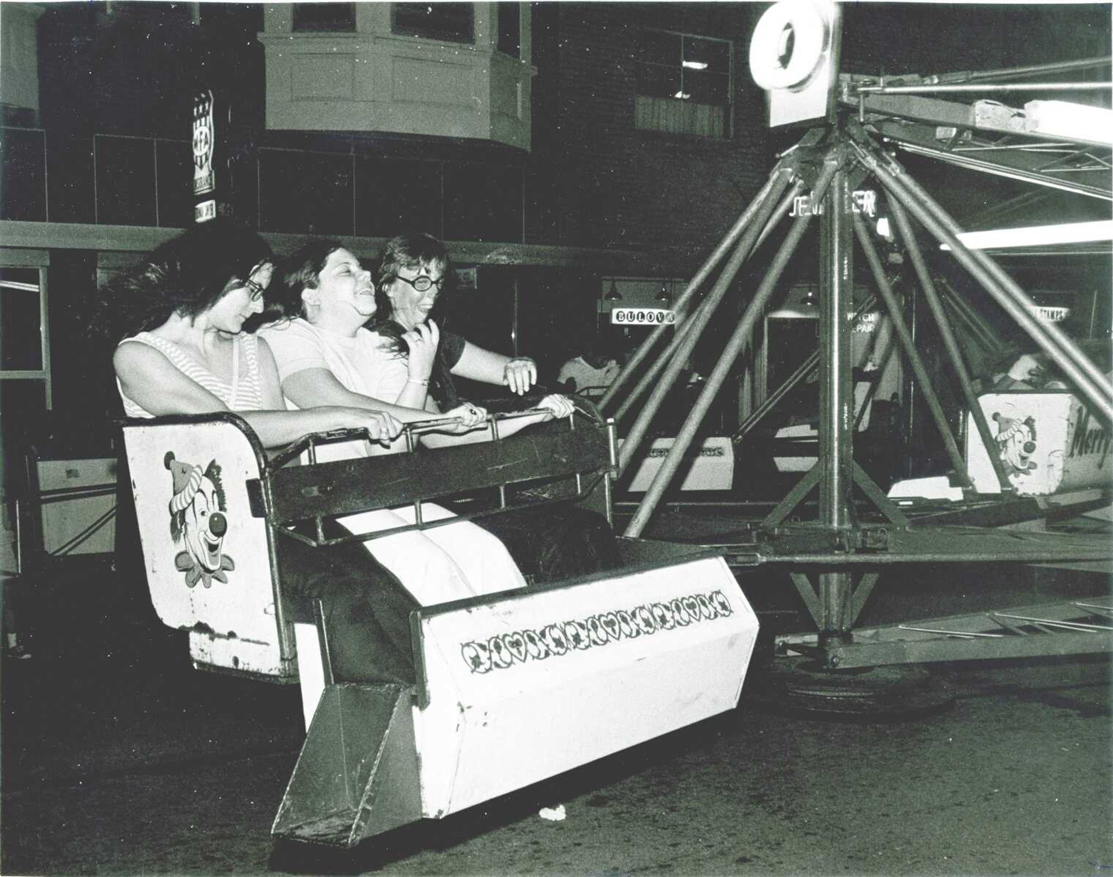 Southeast Missourian archives
Three girls take a ride during the 1971 Homecomers.