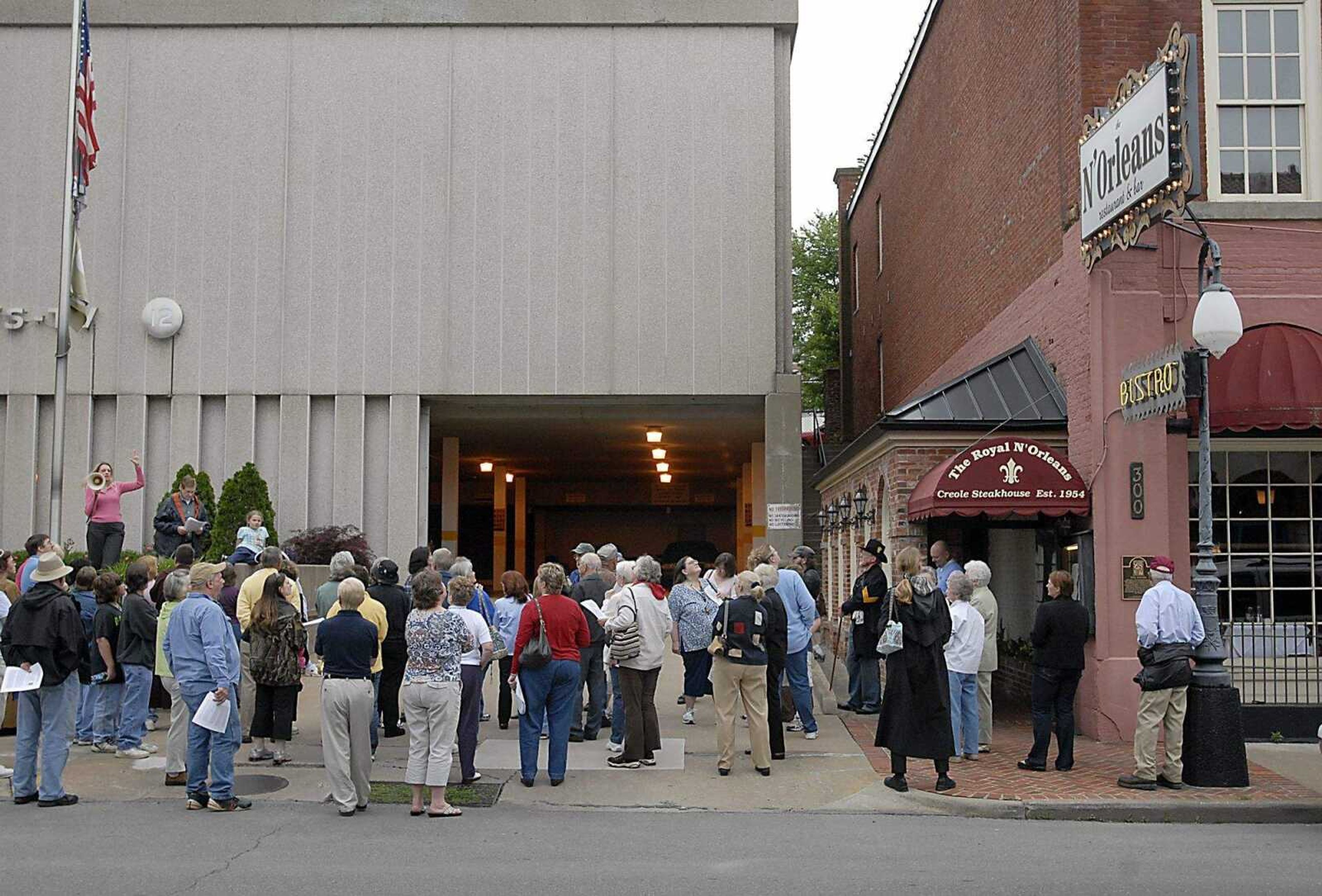 KIT DOYLE ~ kdoyle@semissourian.com
Historic Preservation Month was marked Friday, May 9, 2008, with the "This Place Matters" walking tour of historic buildings in downtown Cape Girardeau.