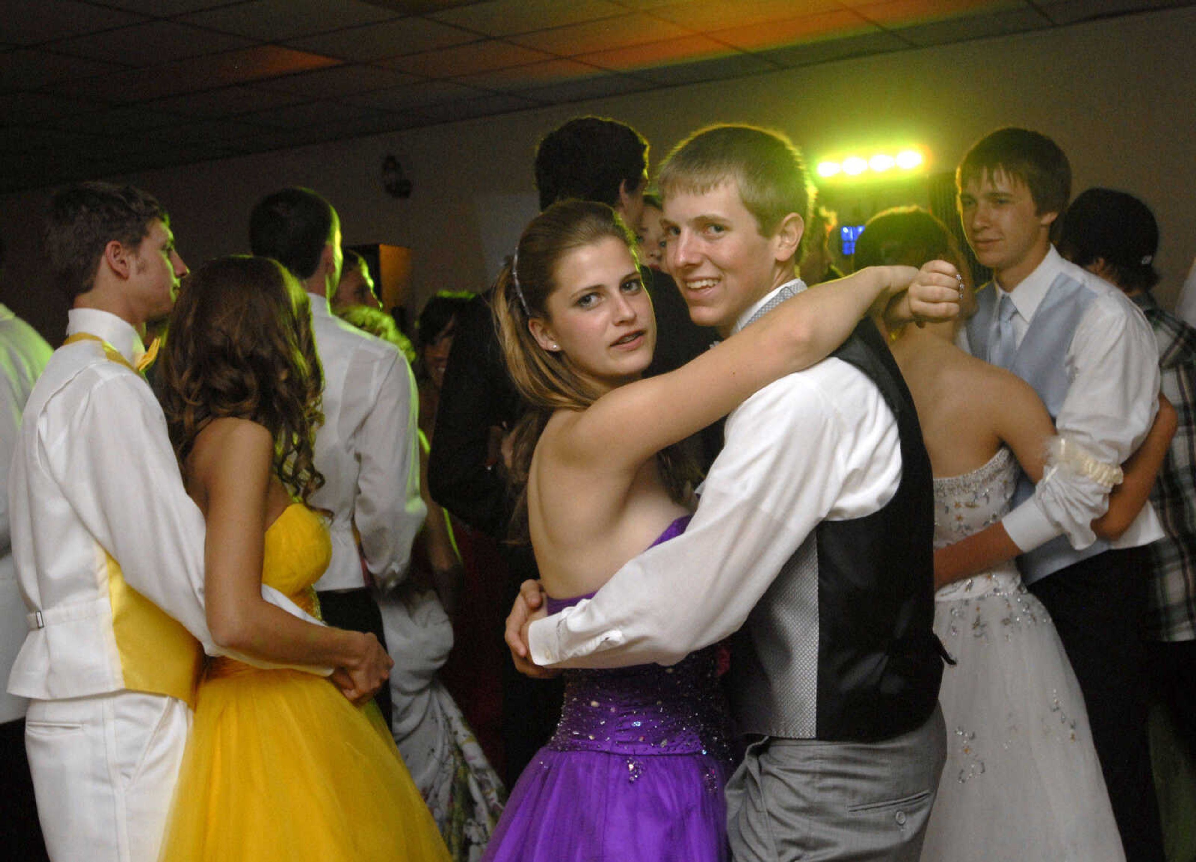 KRISTIN EBERTS ~ keberts@semissourian.com

Saxony Lutheran held their 2011 prom, titled "A Night Behind the Mask," at the Knights of Columbus Hall in Jackson on Saturday, April 9.