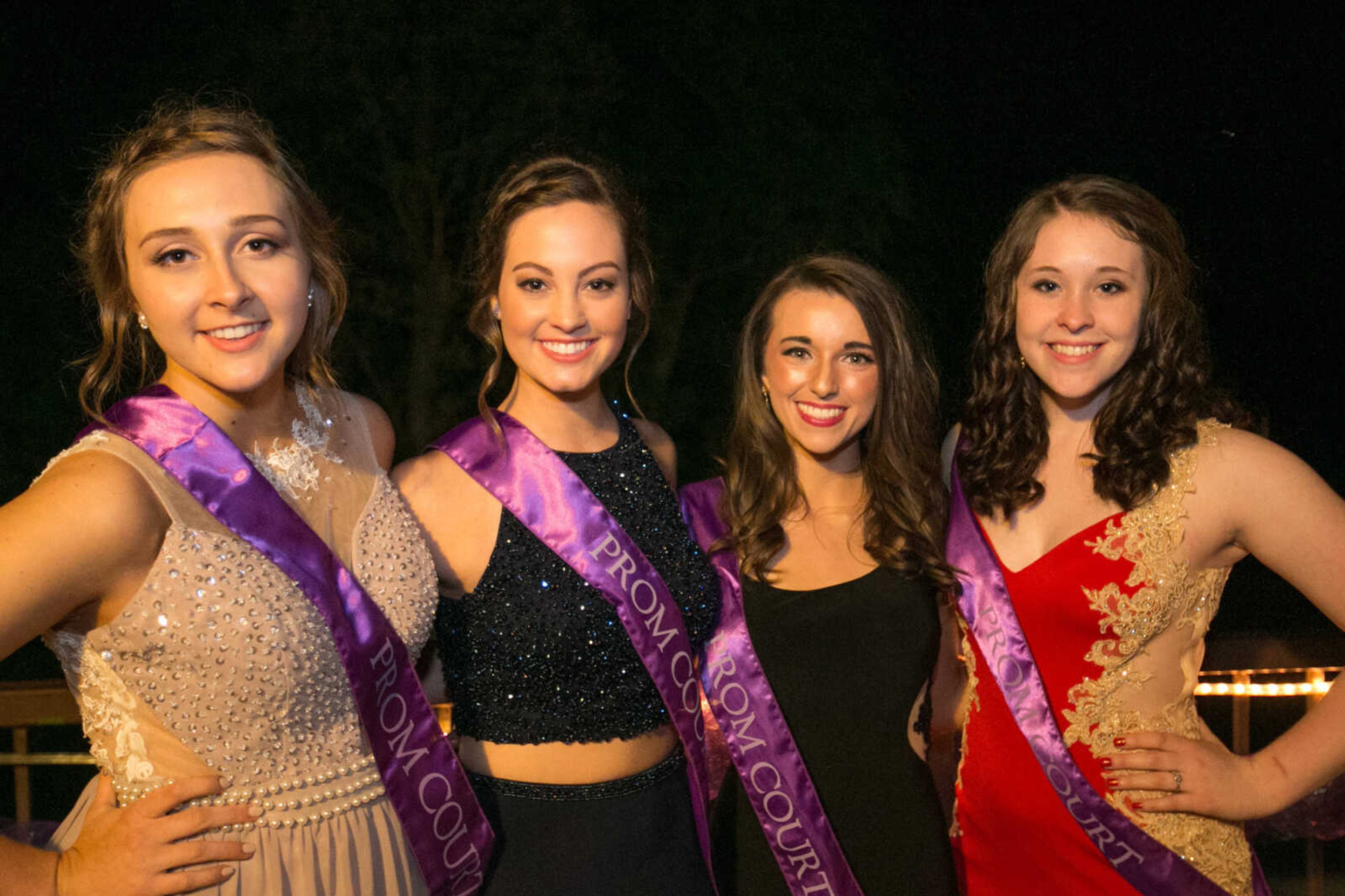 GLENN LANDBERG ~ glandberg@semissourian.com

Sarah Wichern, left, Elizabeth Kiefner, Madison Arbuckle and Alaina Childers pose for a photo during the Saxony Lutheran High School's "Classique Magnifique" prom, Saturday, April 23, 2016, at the Cape Girardeau Elks Lodge.