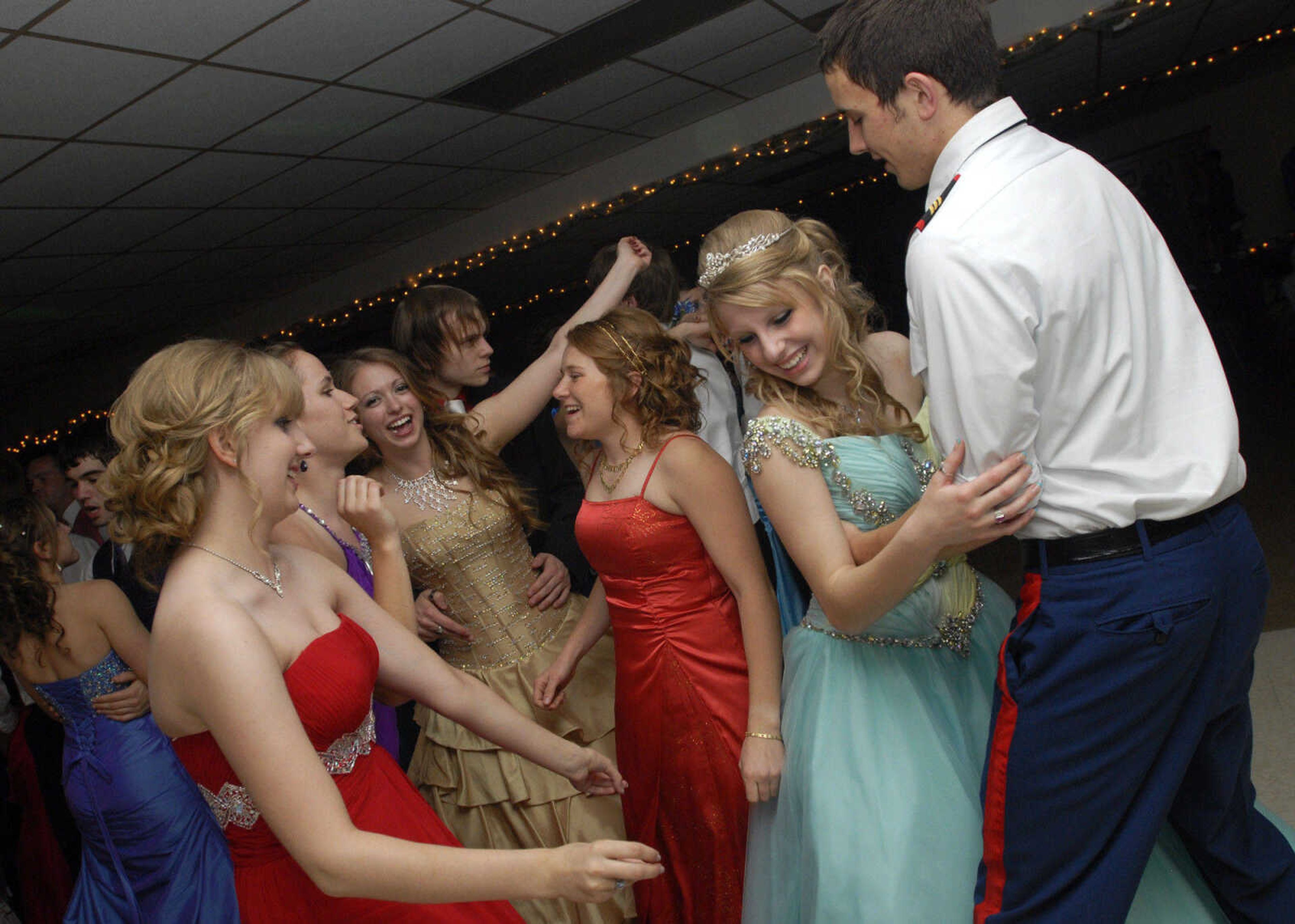 KRISTIN EBERTS ~ keberts@semissourian.com

Saxony Lutheran held their 2011 prom, titled "A Night Behind the Mask," at the Knights of Columbus Hall in Jackson on Saturday, April 9.