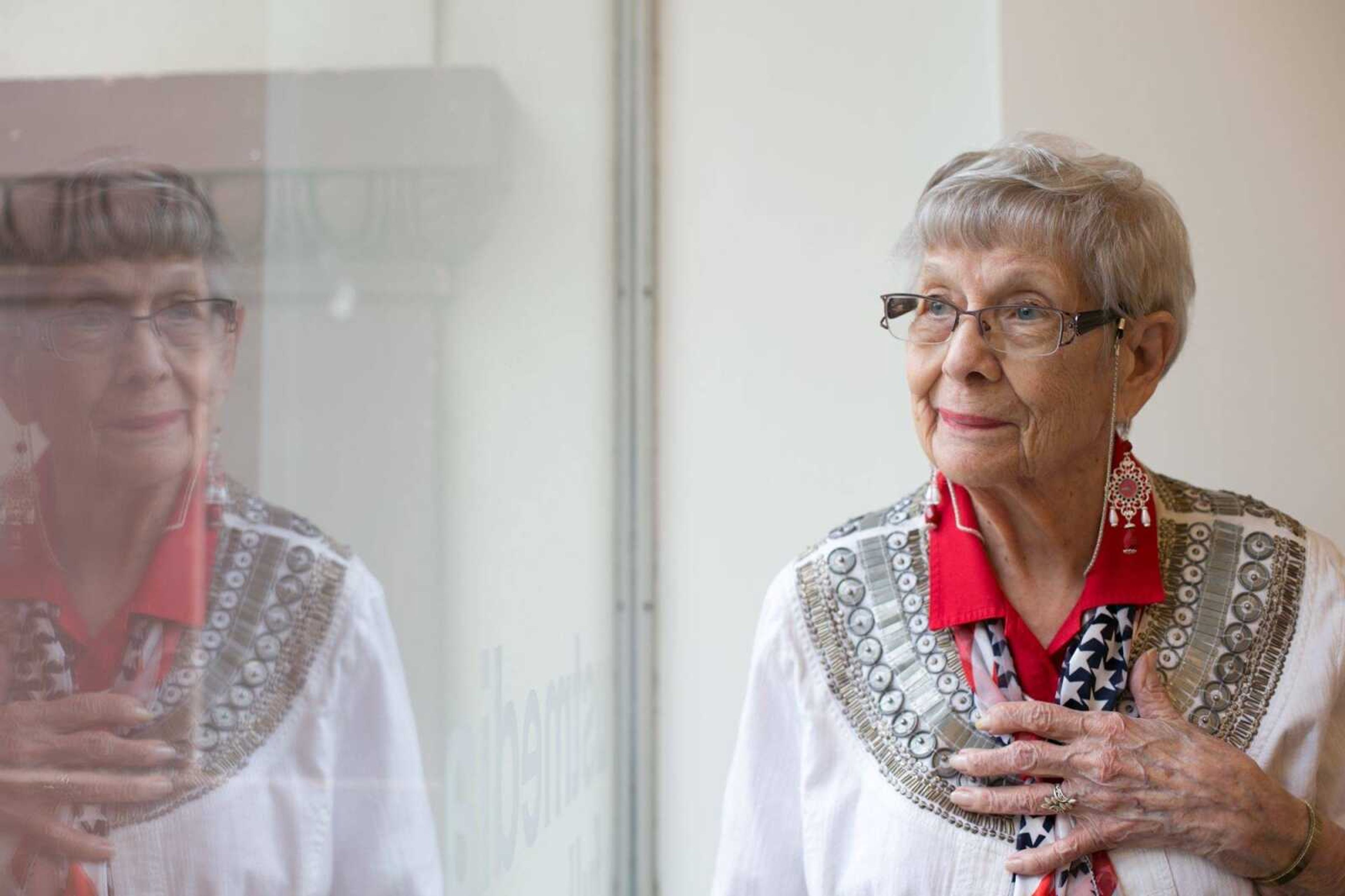 Emalyn Fritzler poses for a photo at the Southeast Missourian. (Glenn Landberg)