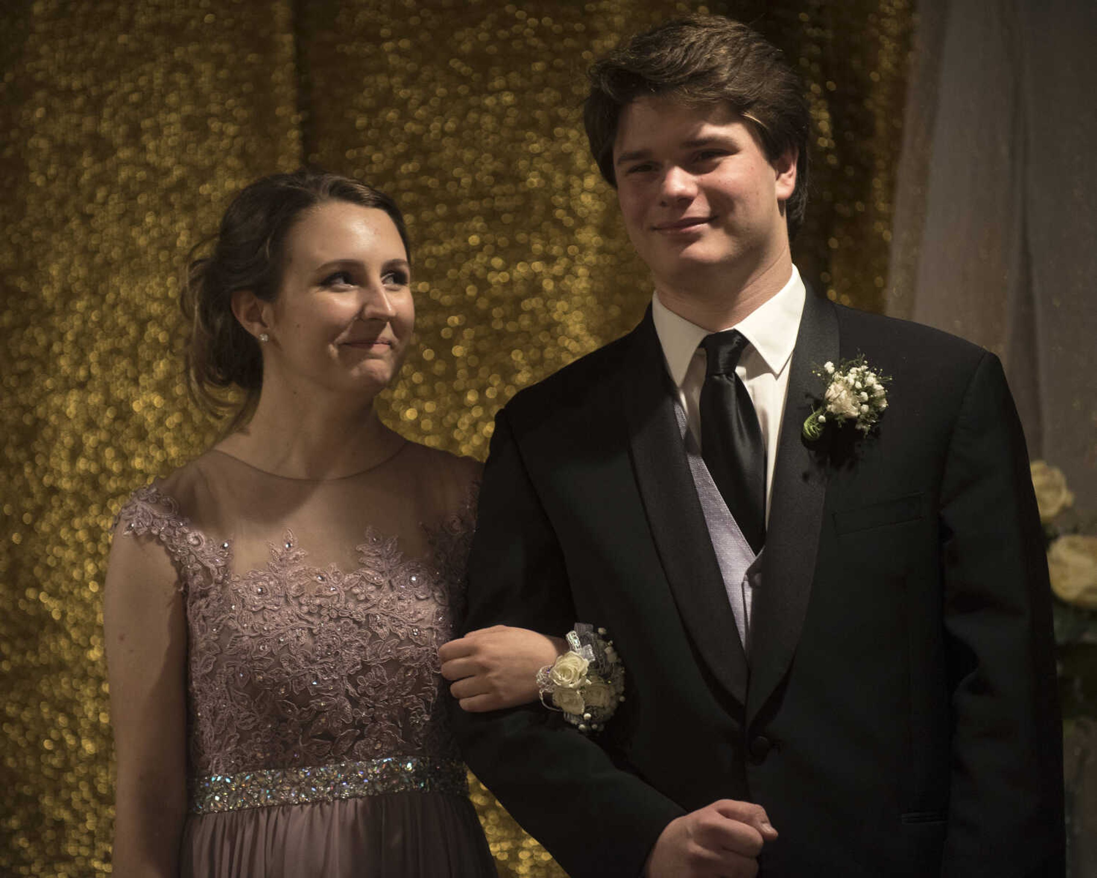 Prom court during the Saxony Lutheran prom Saturday, April 22, 2017 at the Elk's Lodge in Cape Girardeau.