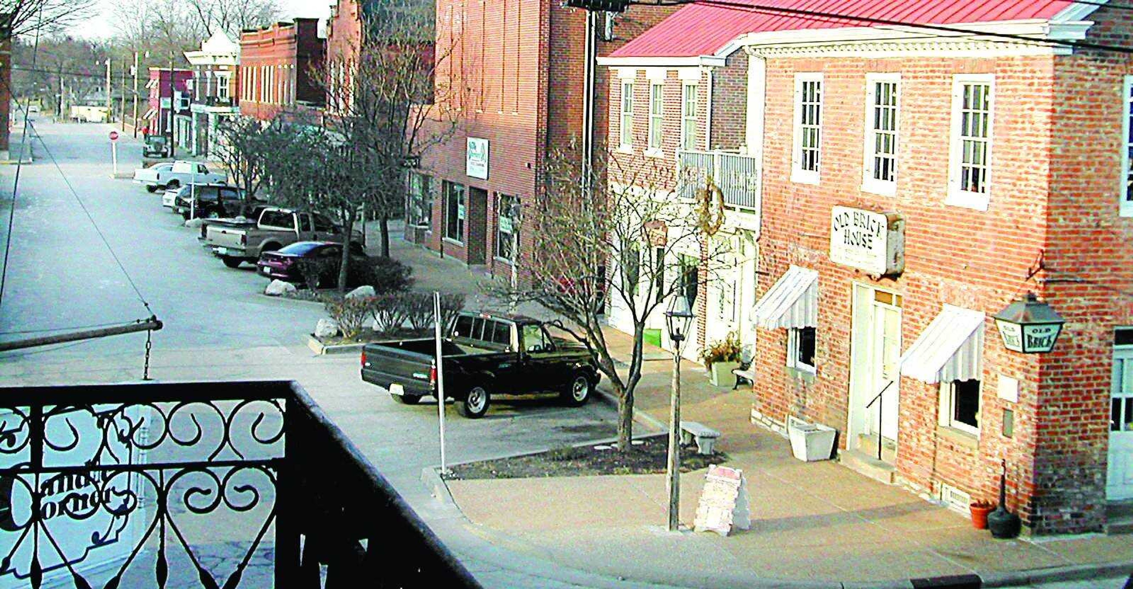 A look down Third Street in Ste. Genevieve