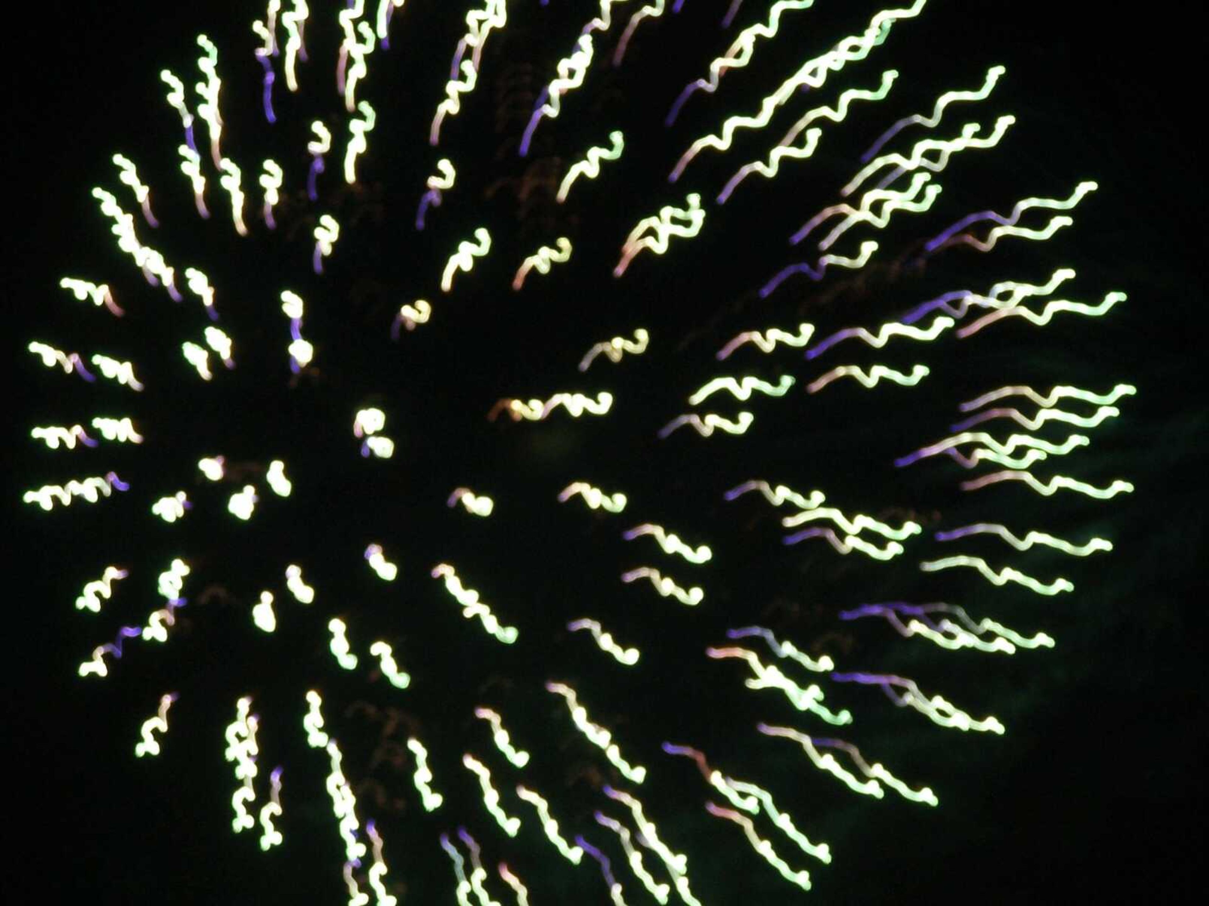 Fireworks at Jackson City Park.