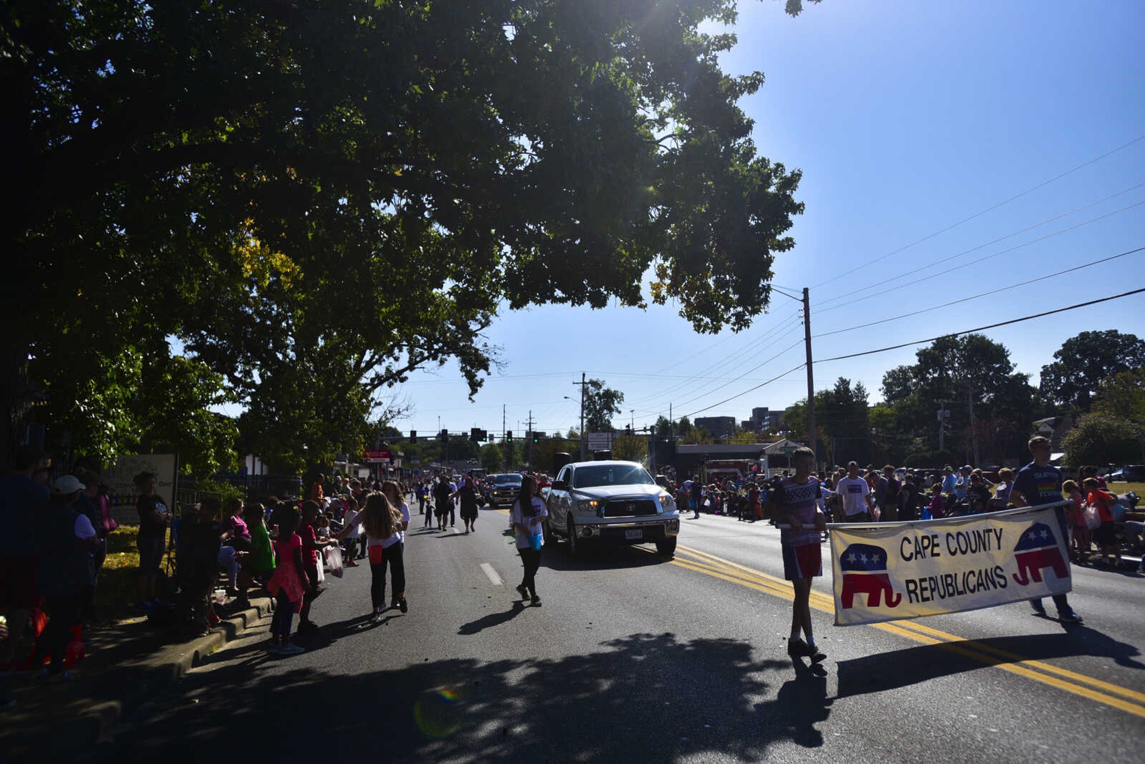 Parade goers during the SEMO District Fair parade Saturday, Sept. 9, 2017 in Cape Girardeau.