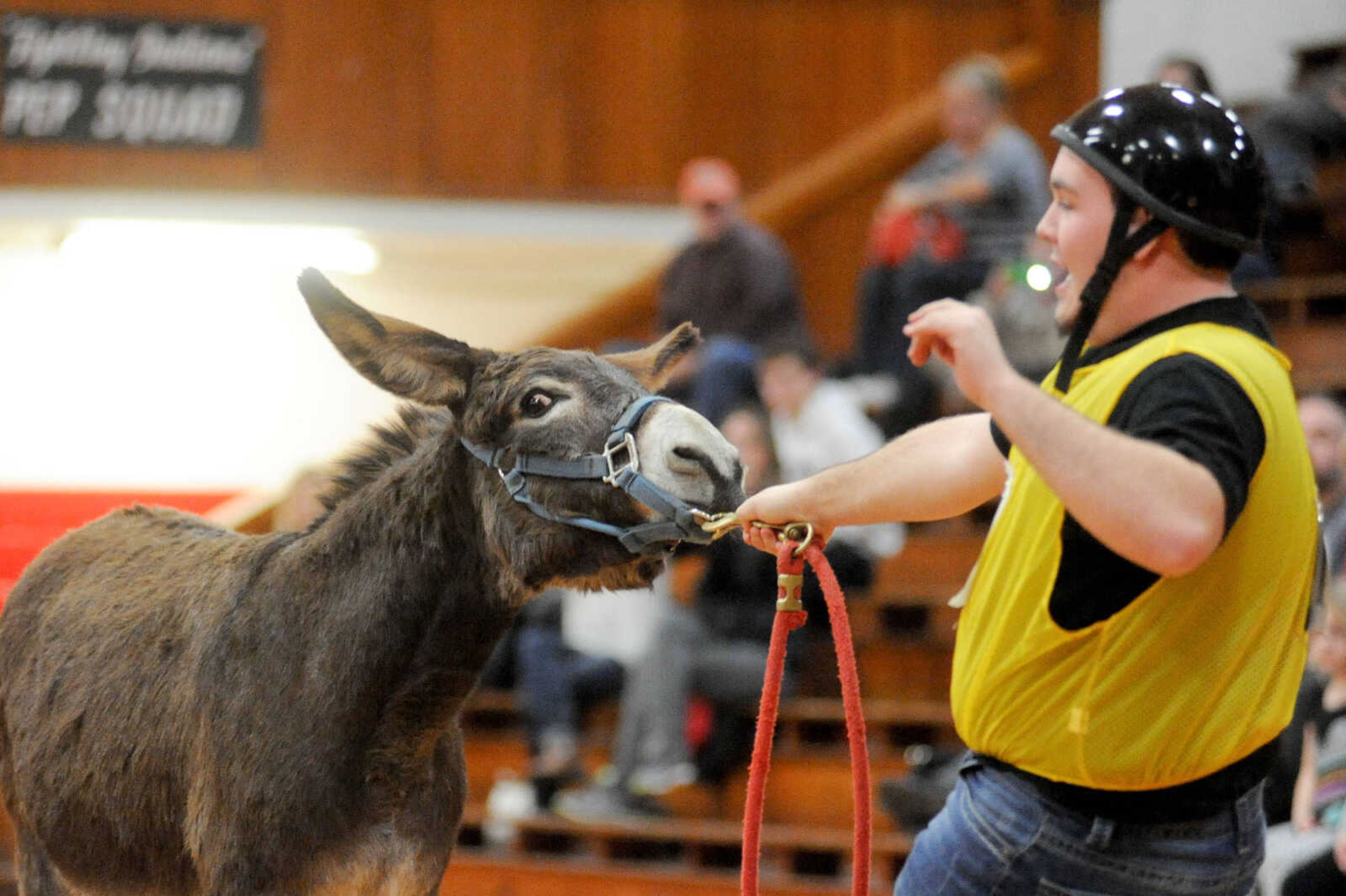 GLENN LANDBERG ~ glandberg@semissourian.com

The Project Graduation Donkey Basketball Game to raise funds for the Jackson High School seniors Saturday, Dec. 5, 2015 in Jackson.