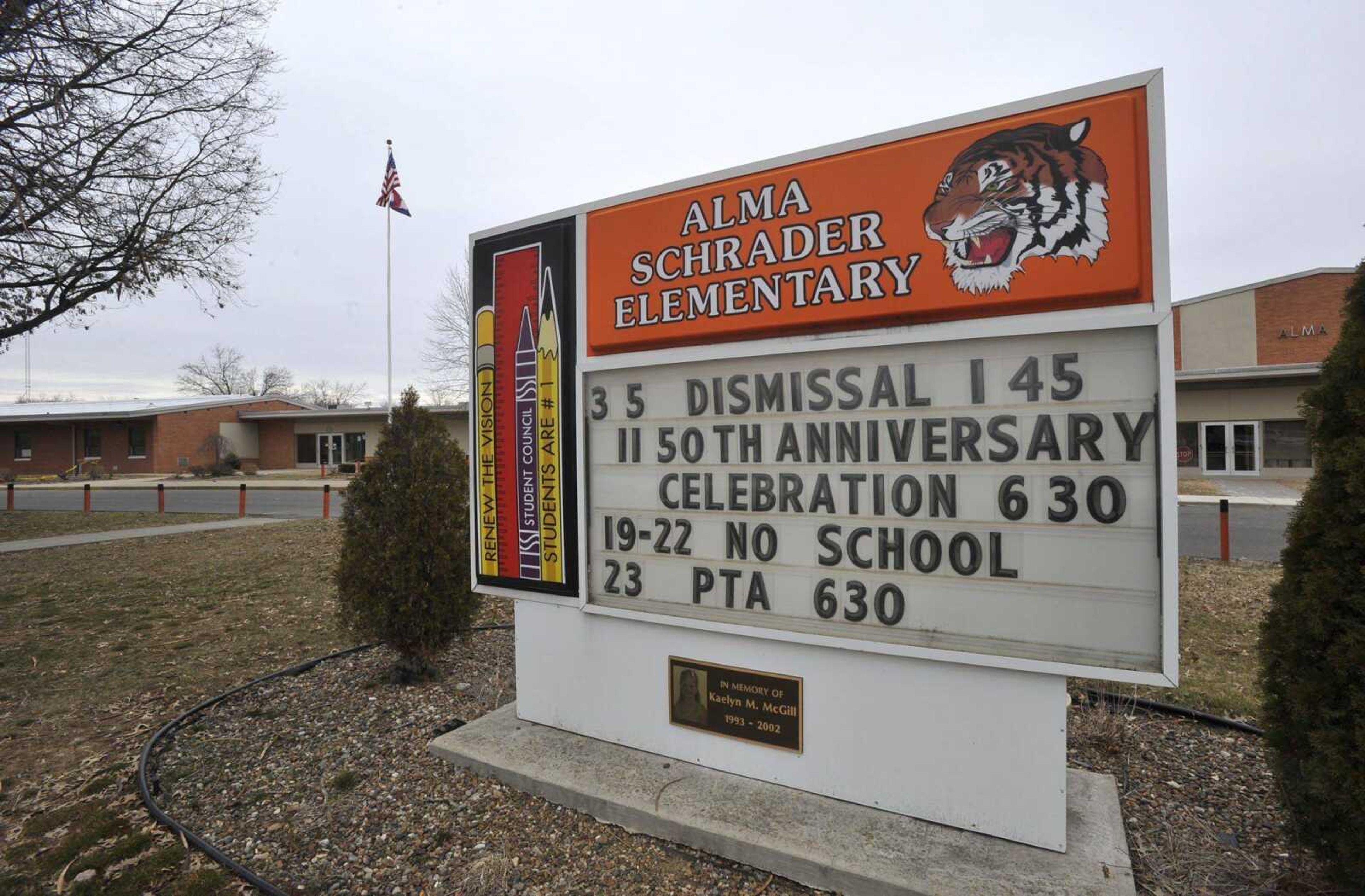 Alma Schrader Elementary School is celebrating its 50th anniversary May 11. (Fred Lynch)