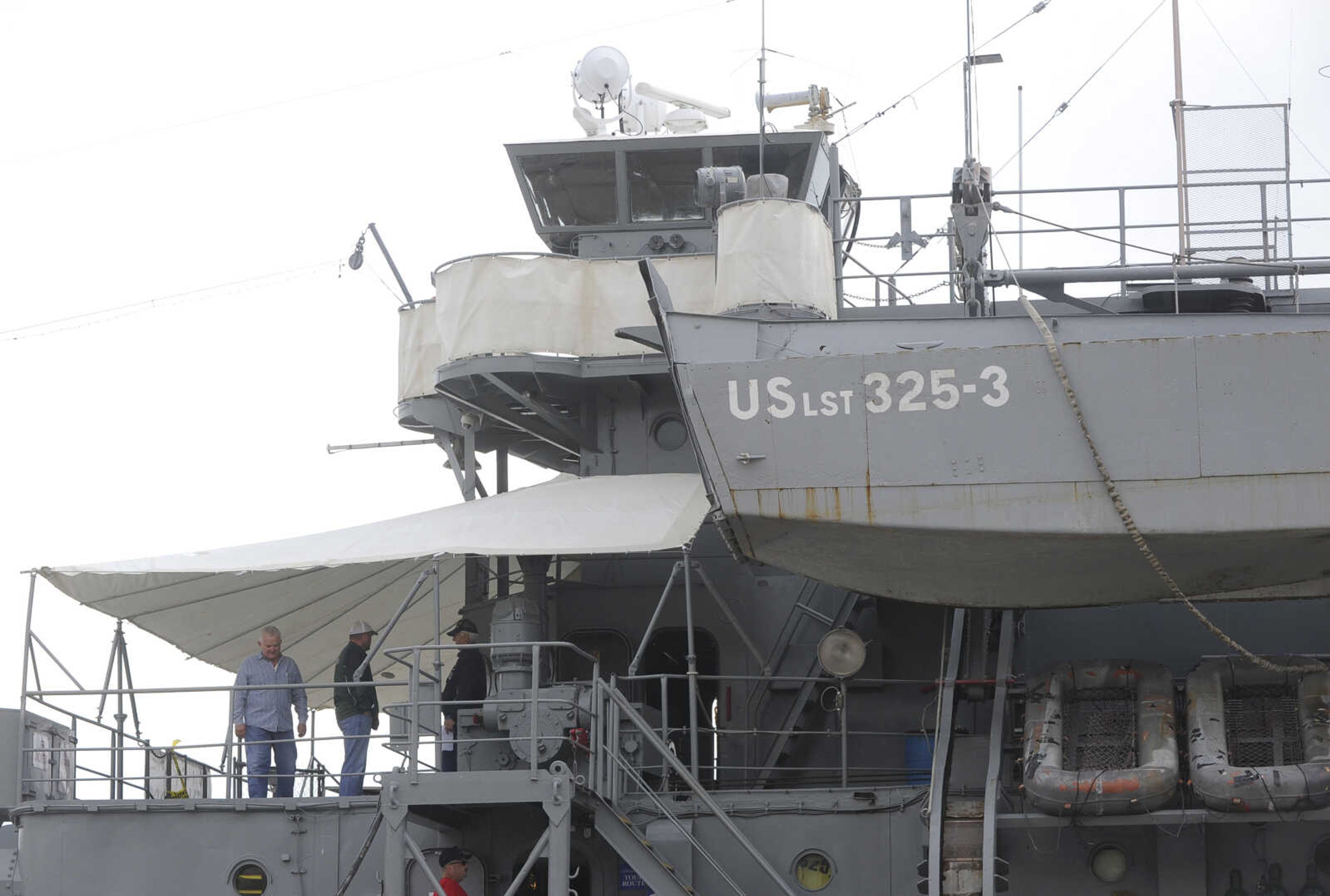 FRED LYNCH ~ flynch@semissourian.com
The USS LST 325 is docked Thursday, Sept. 29, 2016 at Riverfront Park in Cape Girardeau.