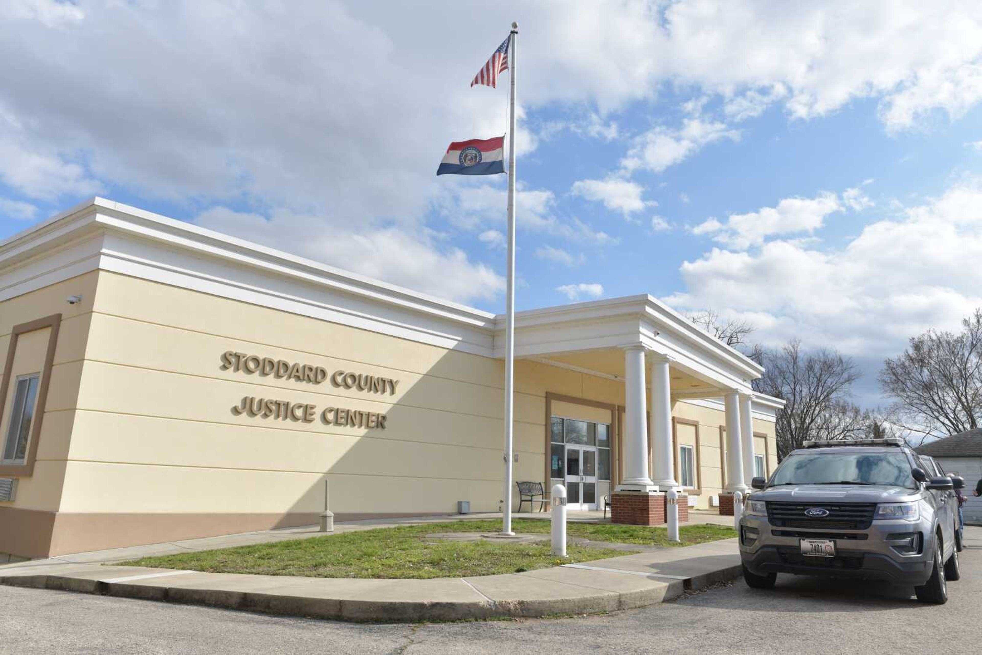 The Stoddard County Justice Center is seen Monday in Bloomfield, Missouri.